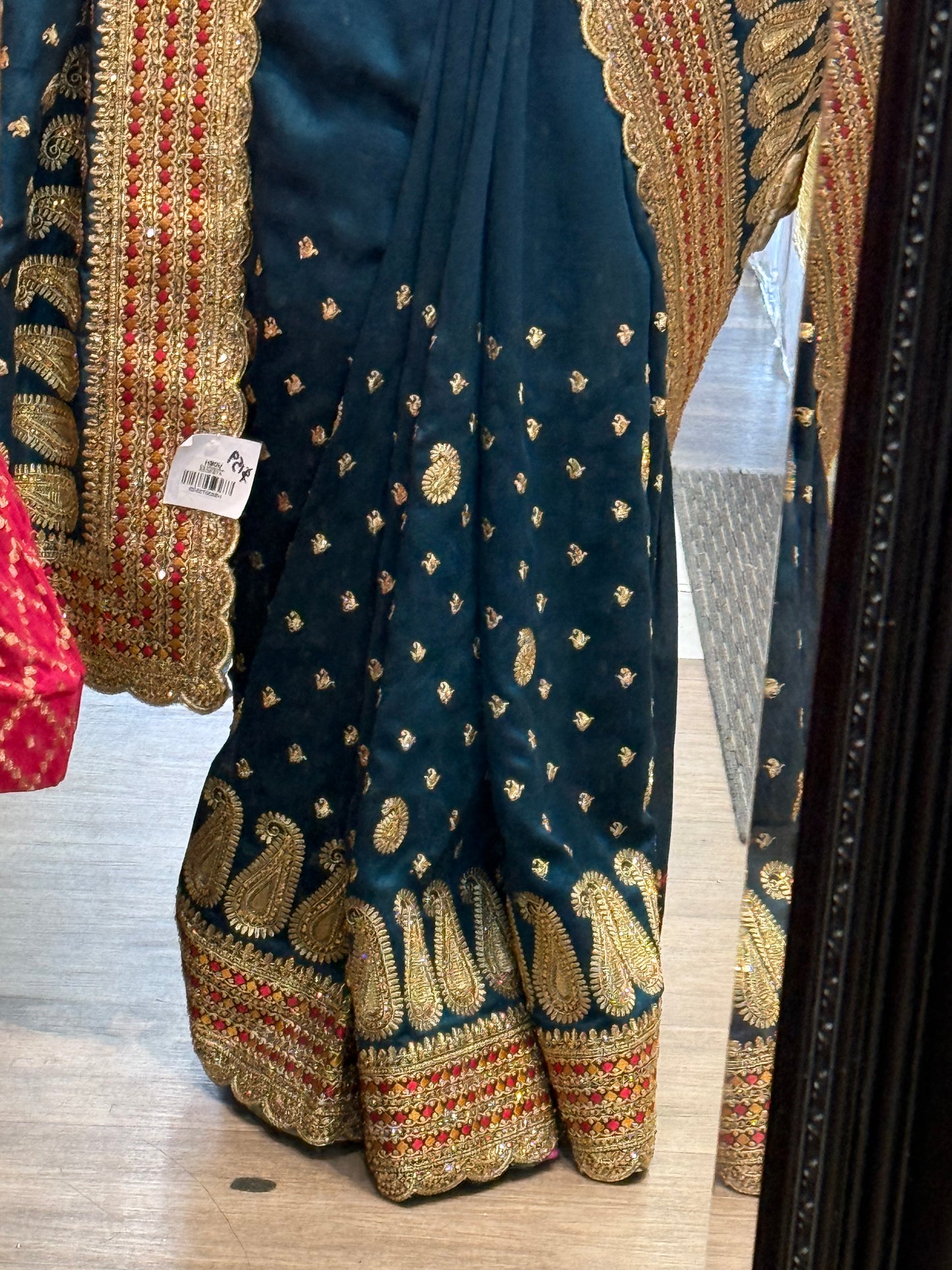 Beautiful designer embroidery saree