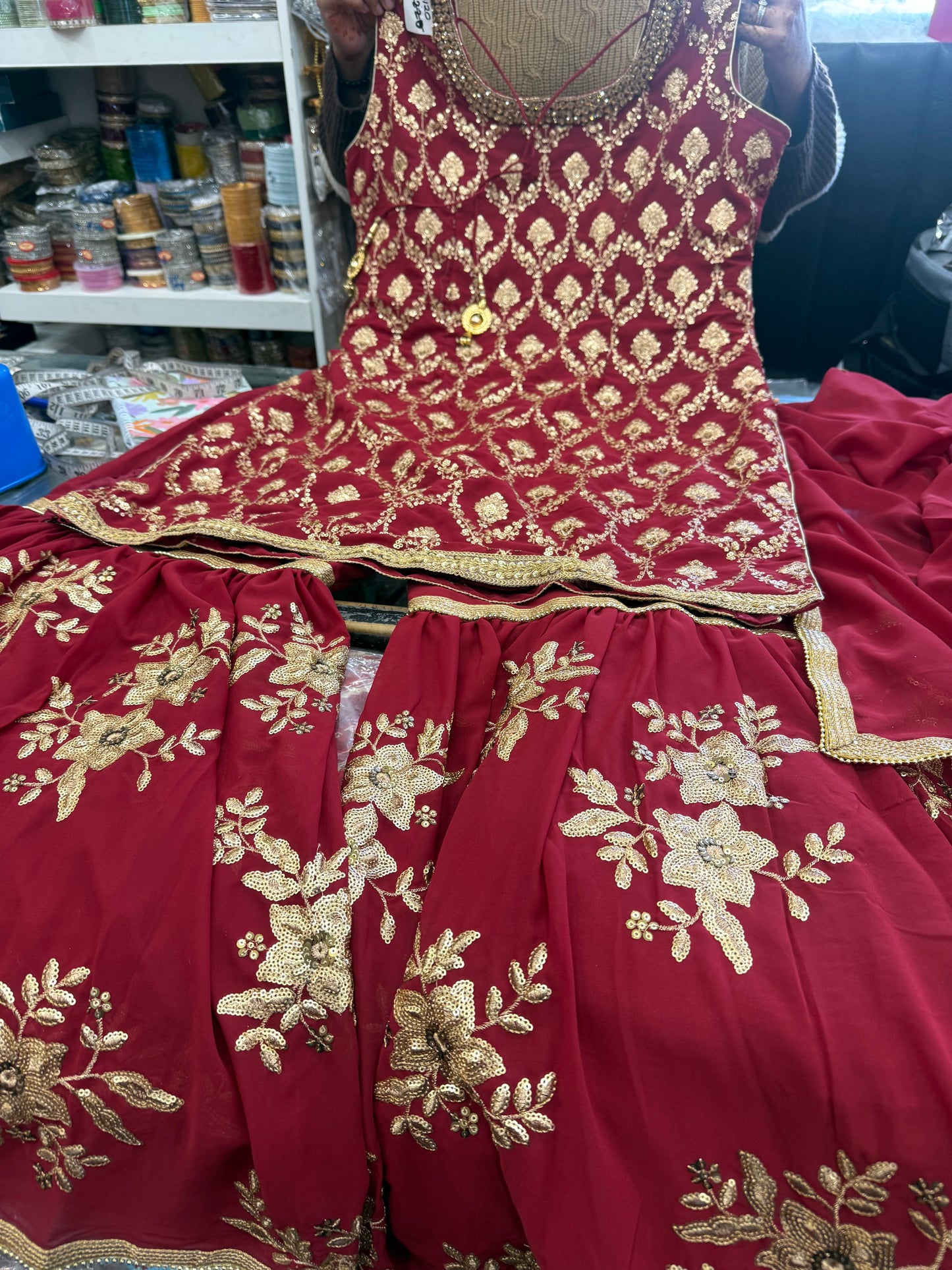 Beautiful designer Sharara suit