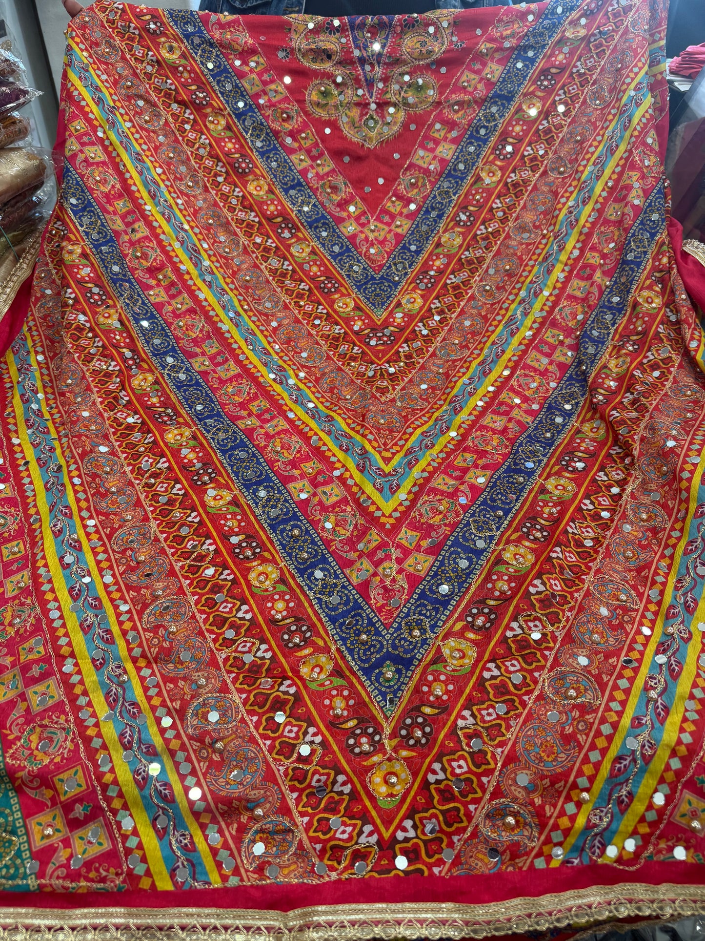 Beautiful designer Pakistani style dupatta