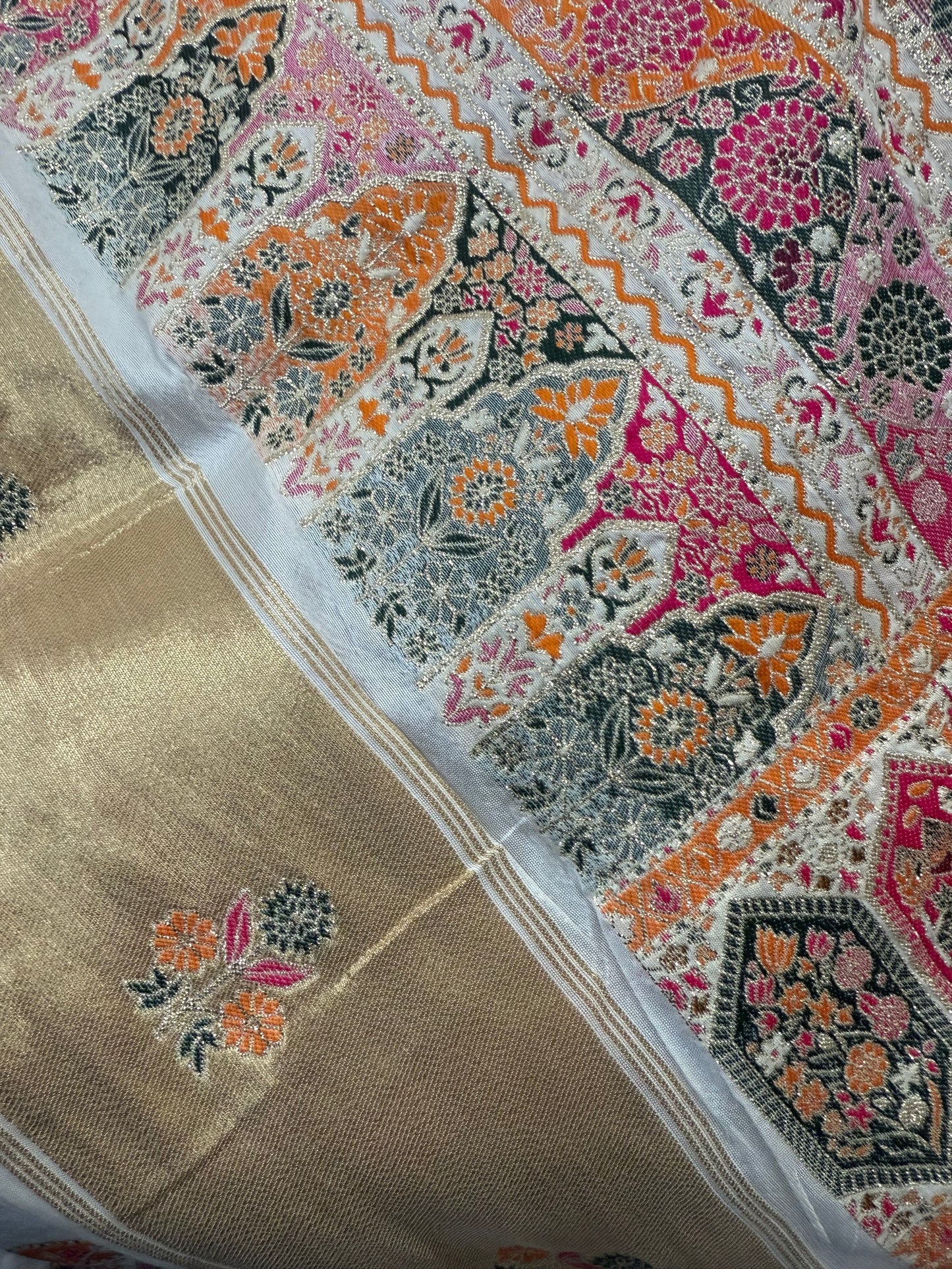 Beautiful designer pure silk saree