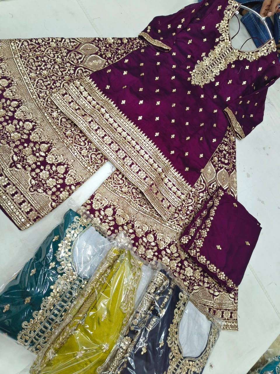Beautiful designer plazo suit