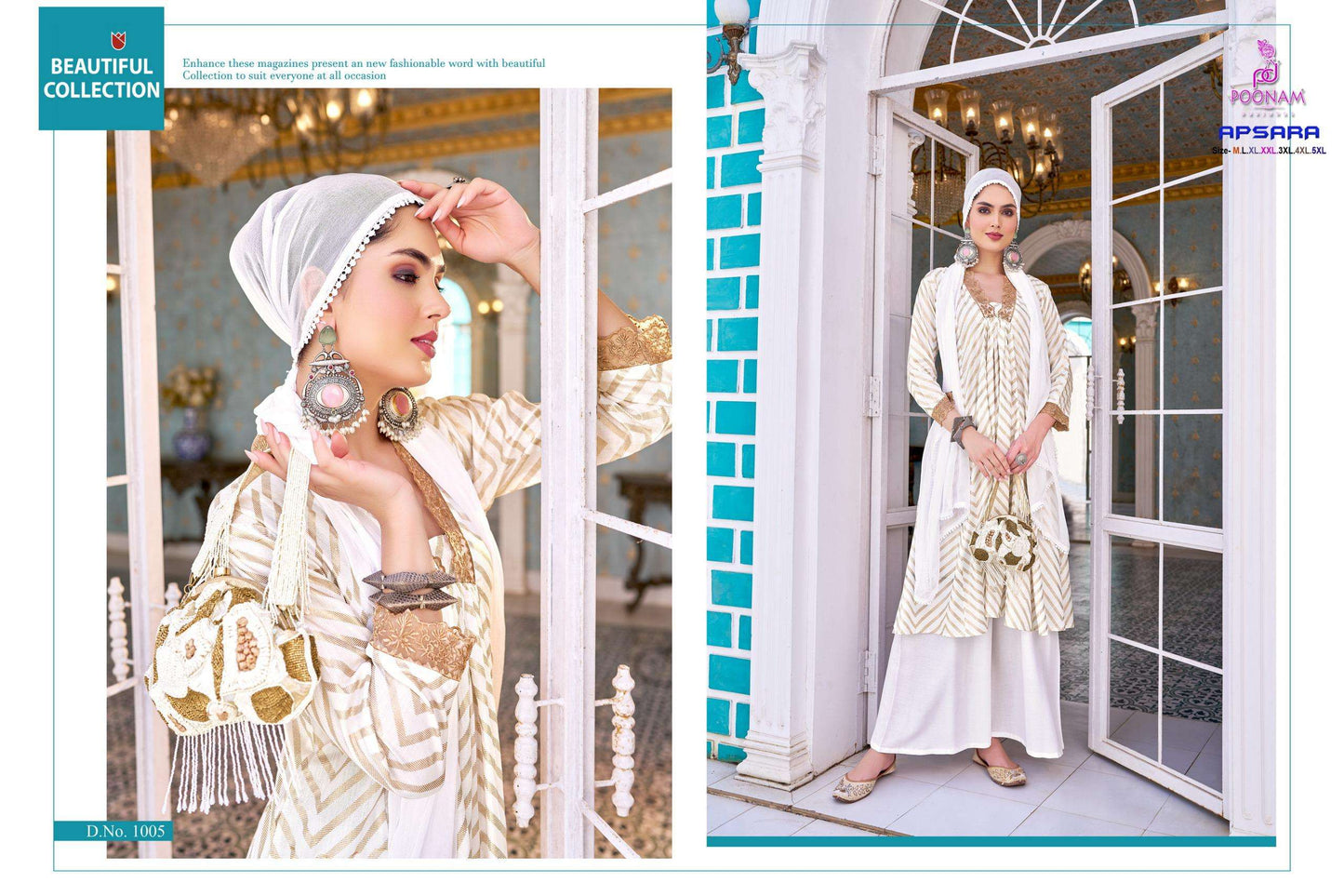 Beautiful designer plazo suit