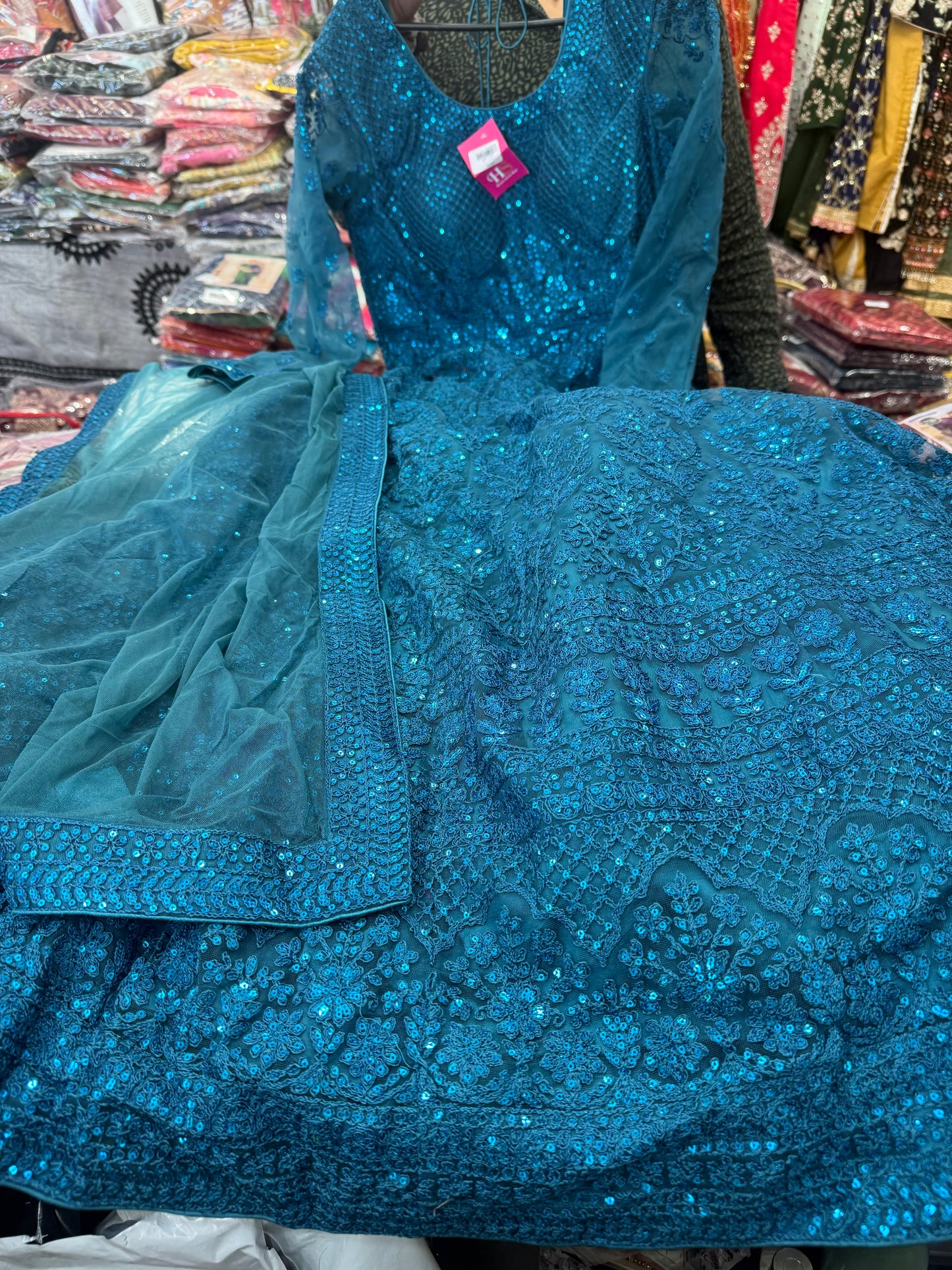 Beautiful designer gown style anarkali suit