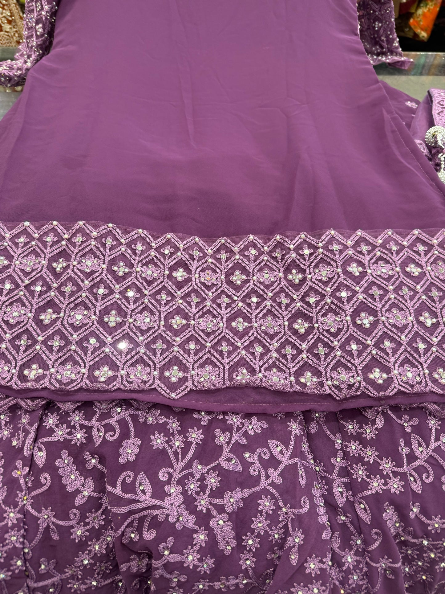 Beautiful designer sharara suit