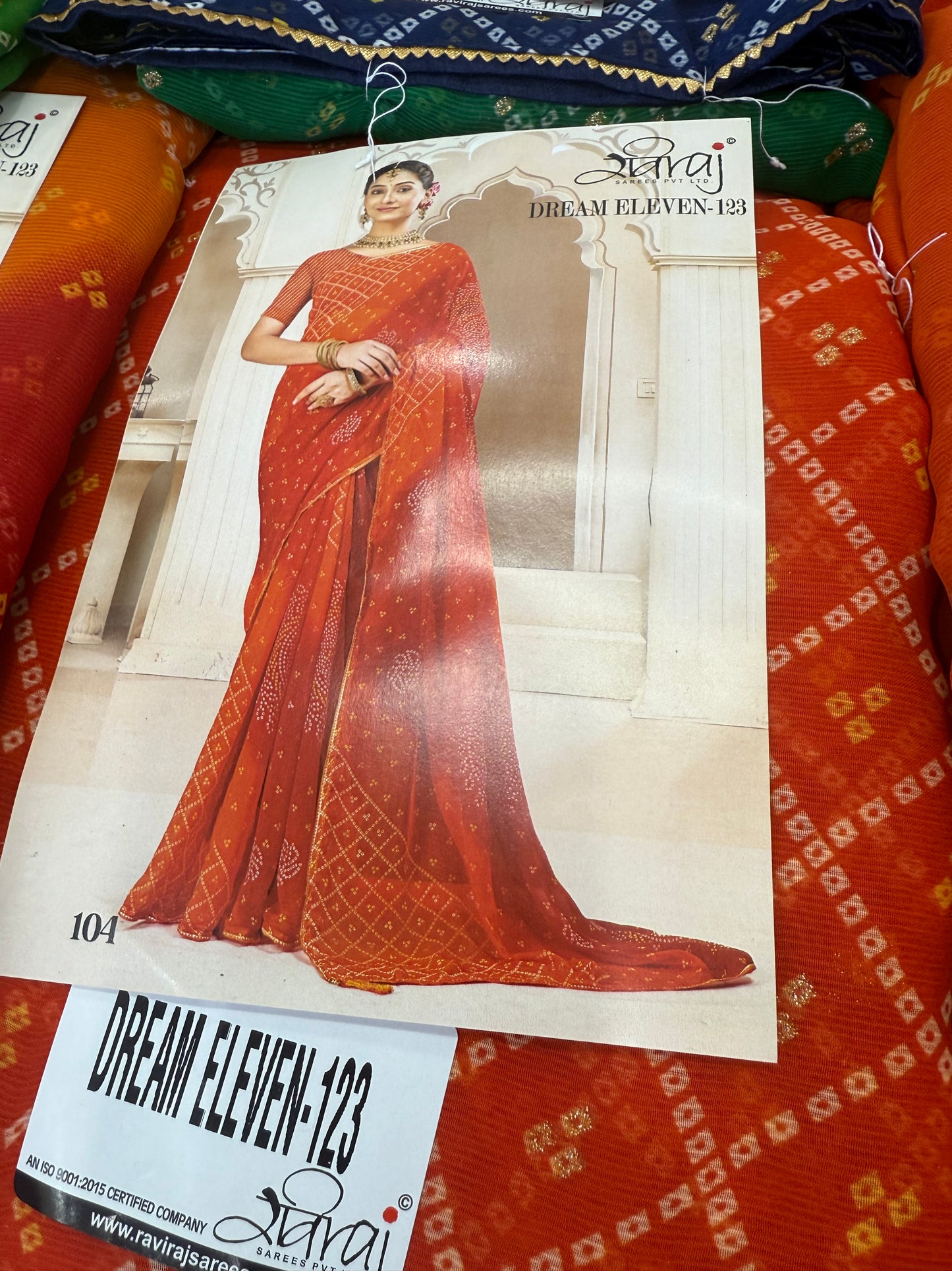 Beautiful designer bandhani saree