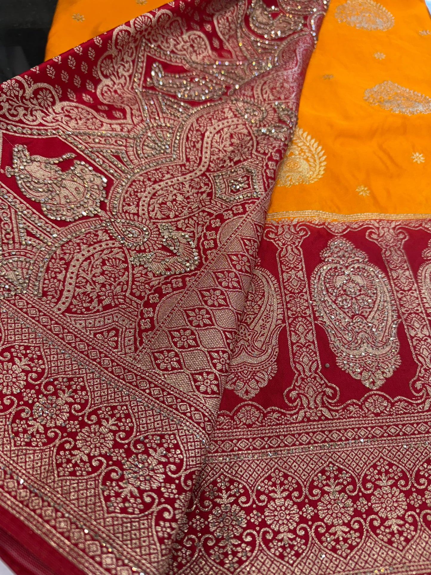 Beautiful designer pure silk saree