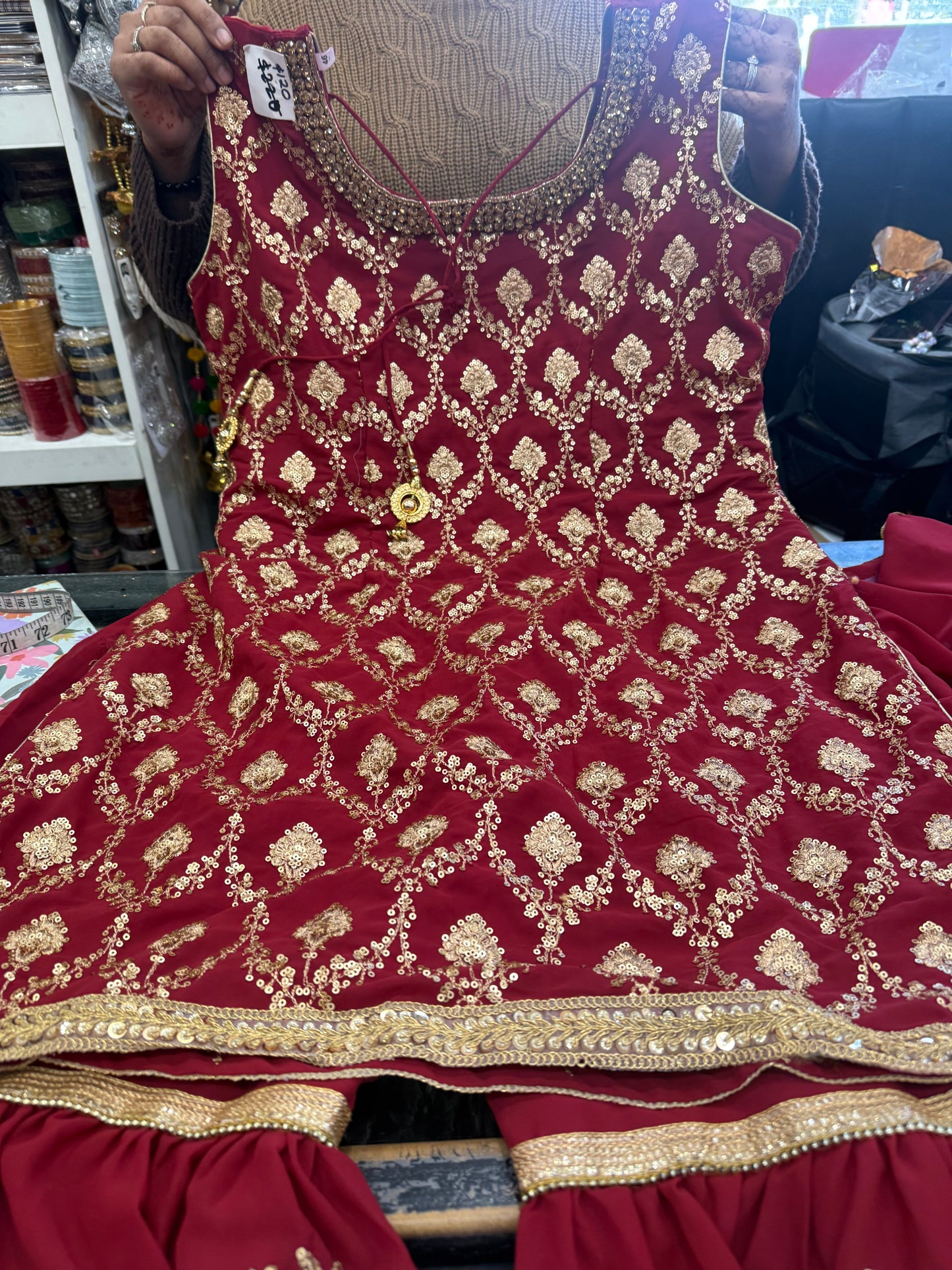 Beautiful designer Sharara suit