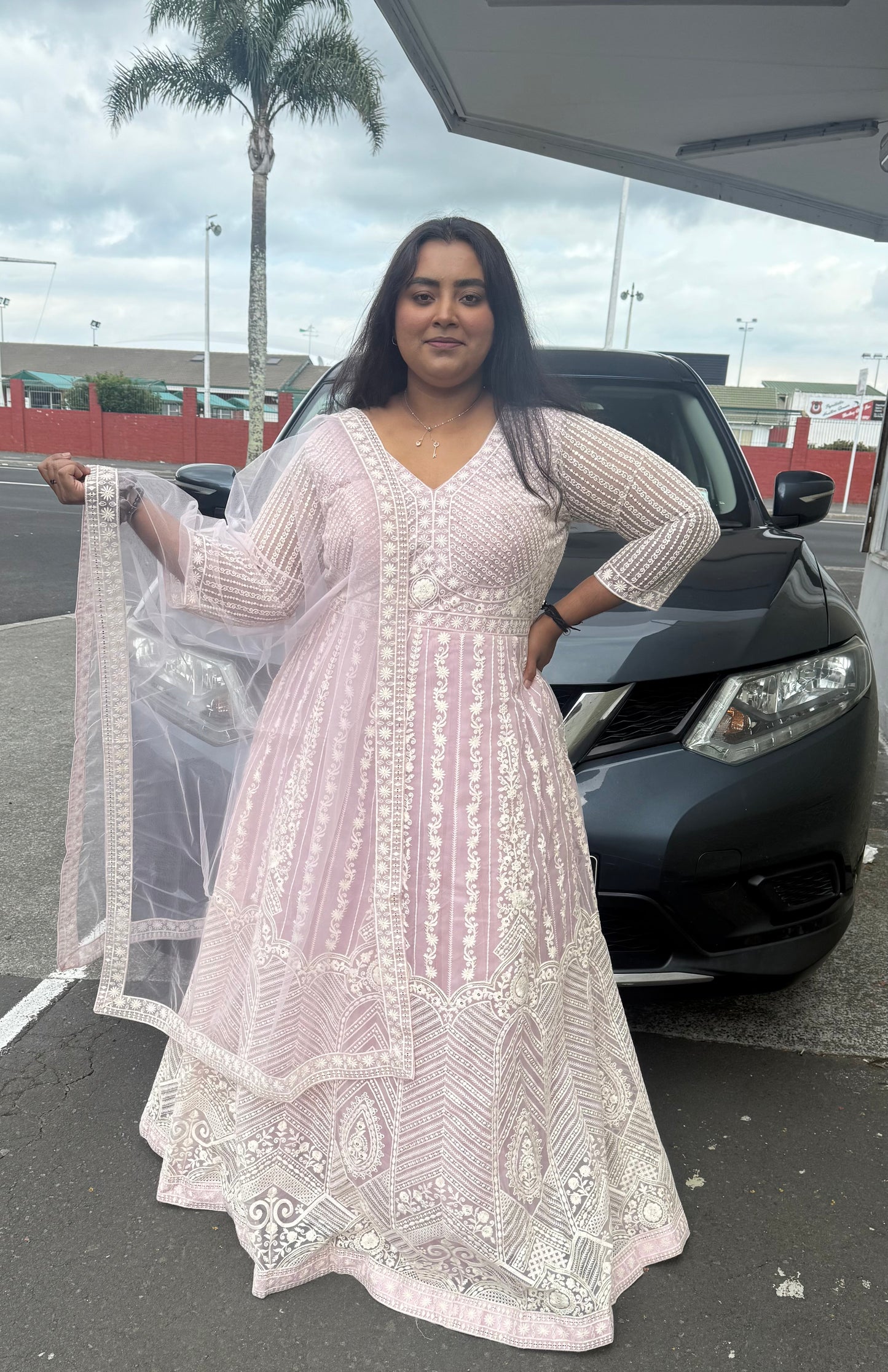 Beautiful designer gown style anarkali