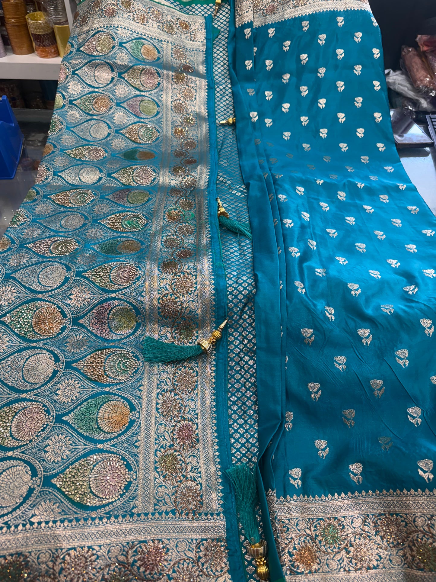 Beautiful designer pure silk saree