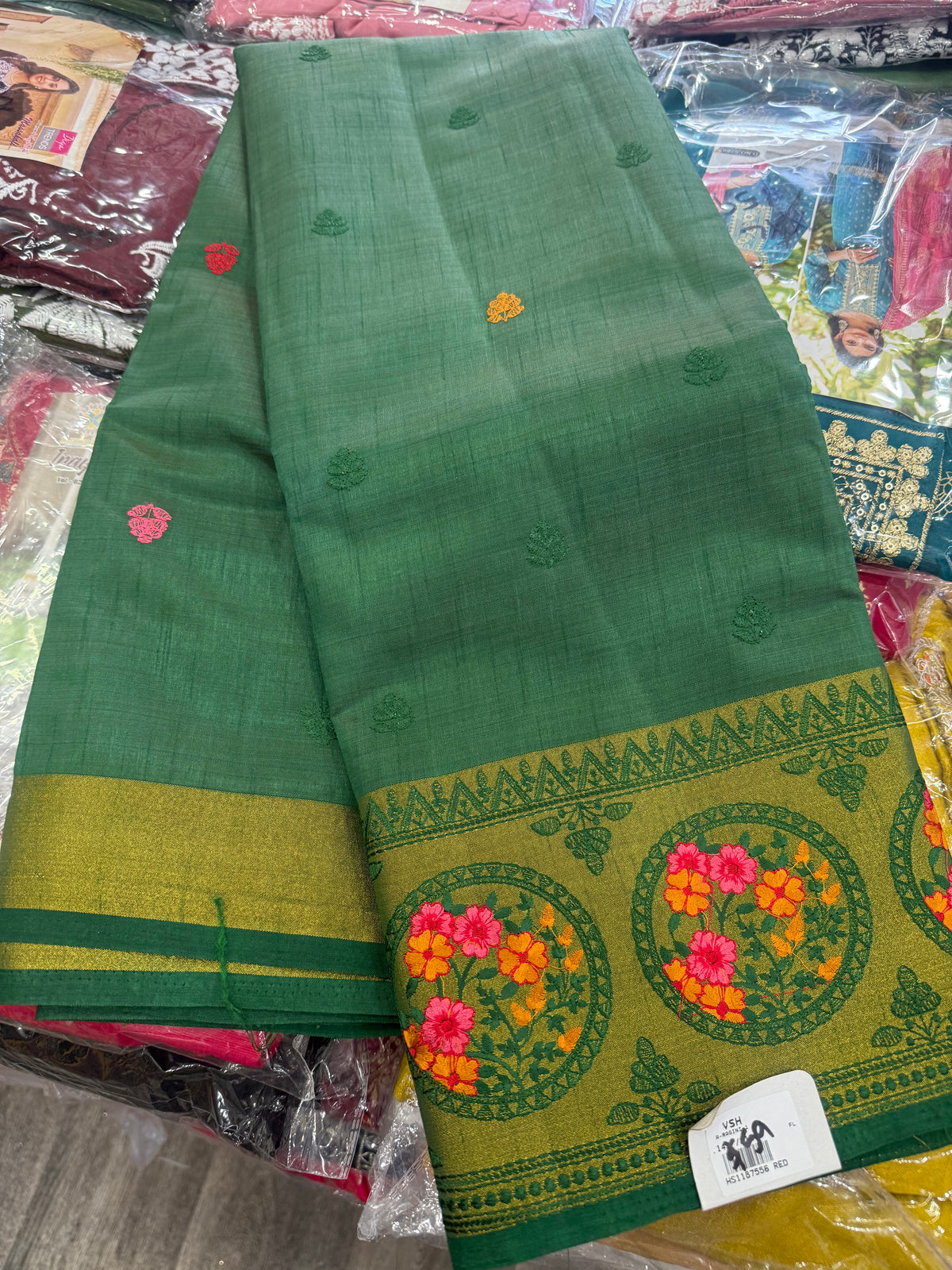 Beautiful designer silk saree