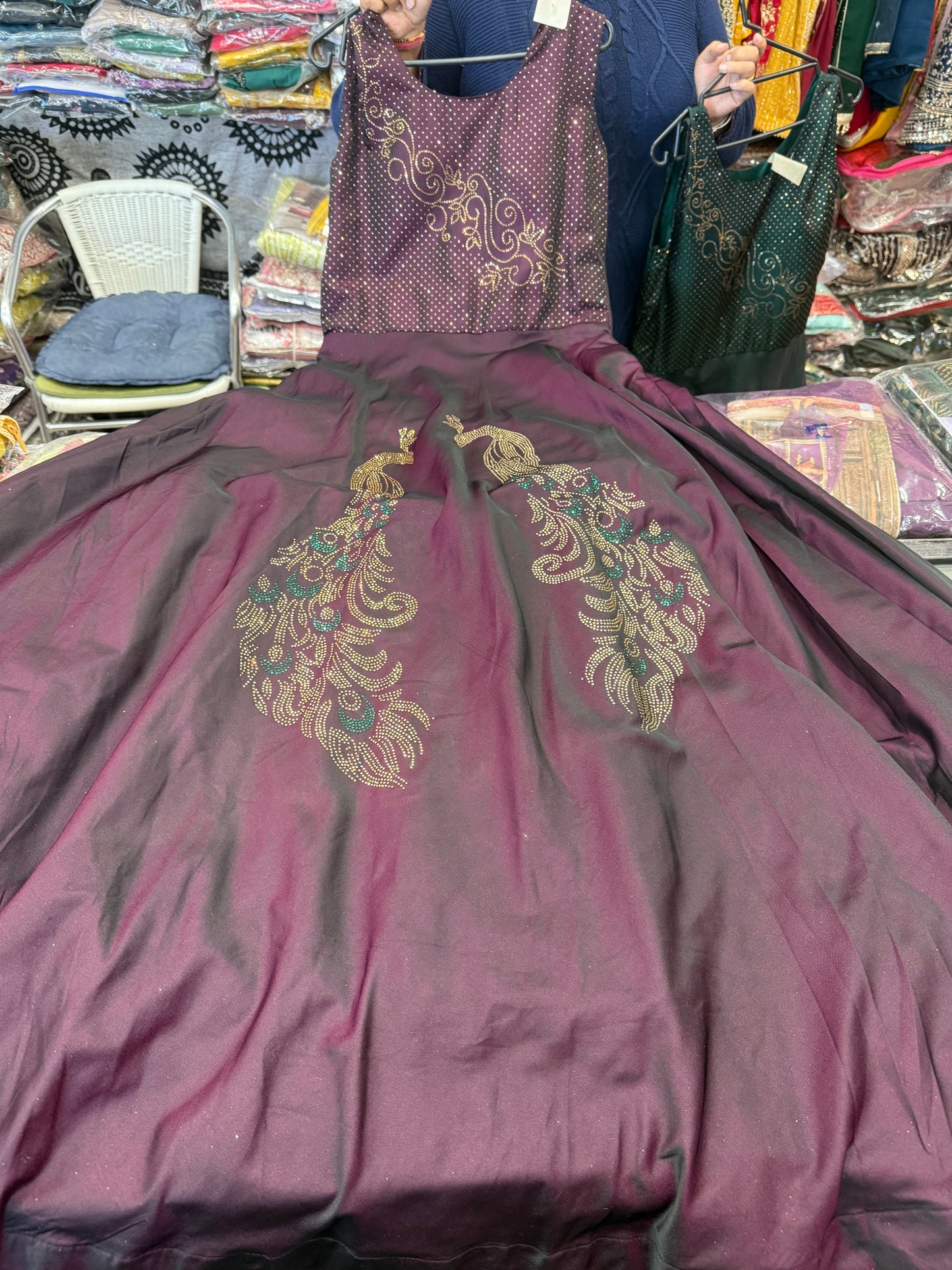 Beautiful designer gown style anarkali