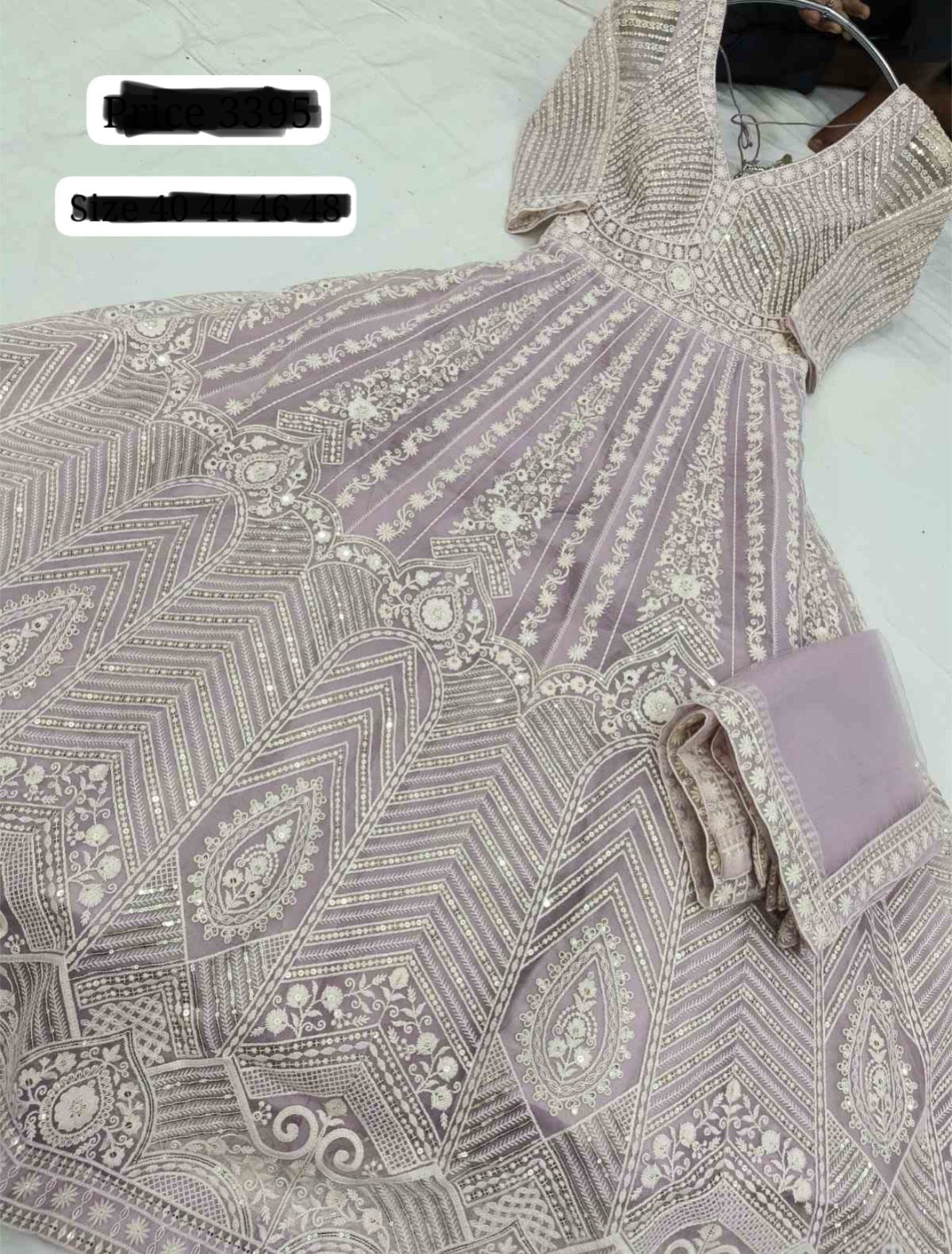 Beautiful designer gown style anarkali