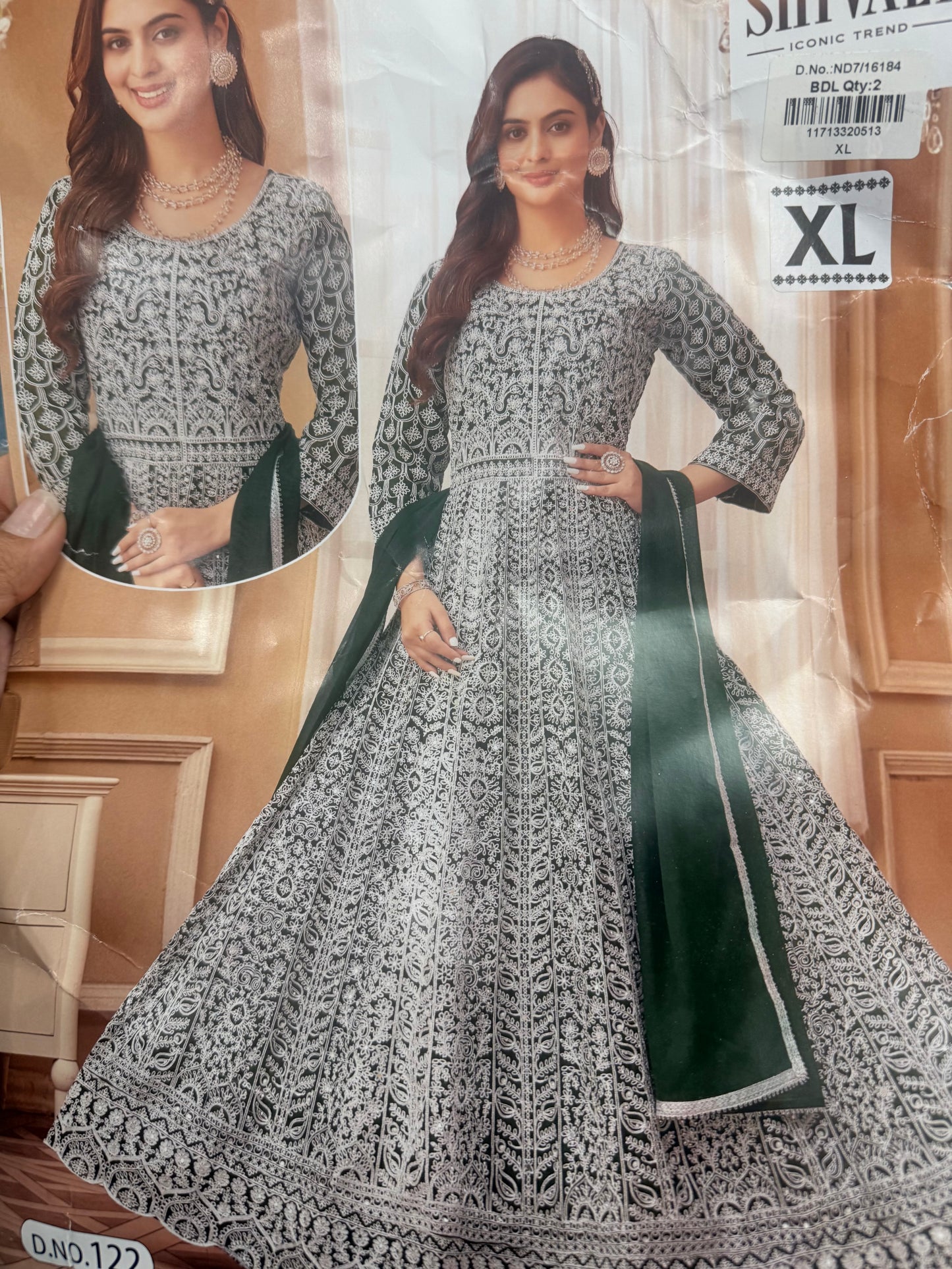 Beautiful designer anarkali style gown