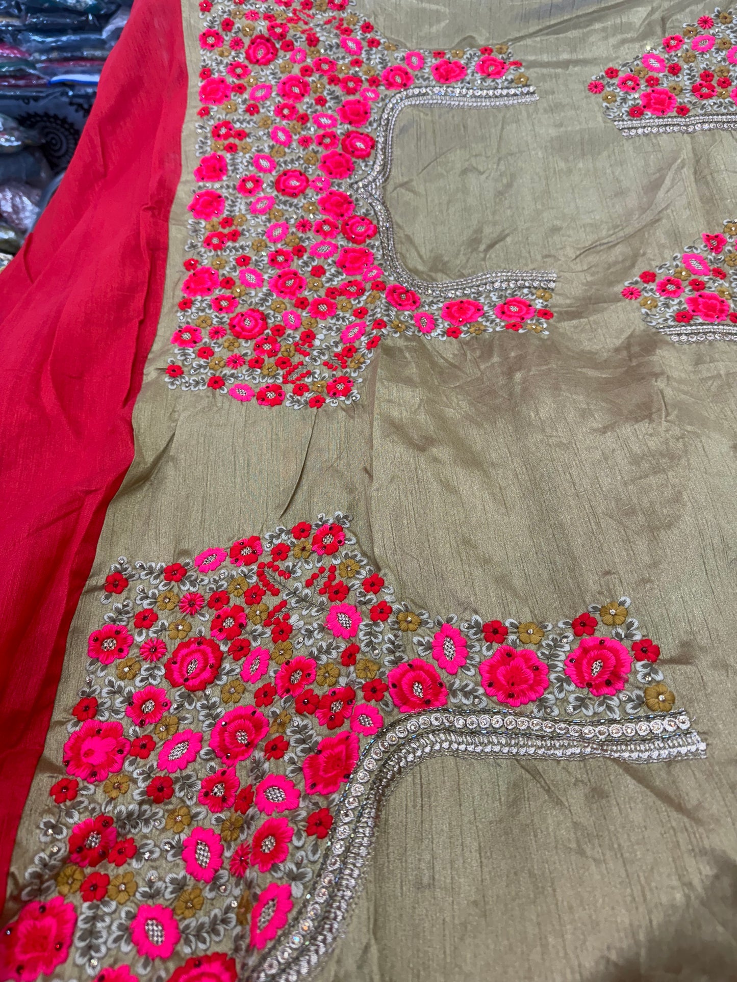 Beautiful designer silk saree