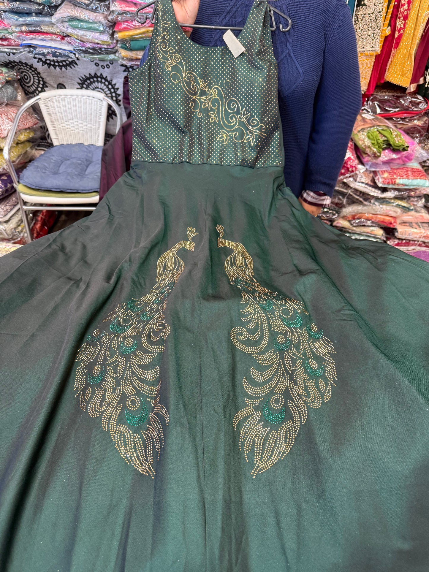 Beautiful designer gown style anarkali