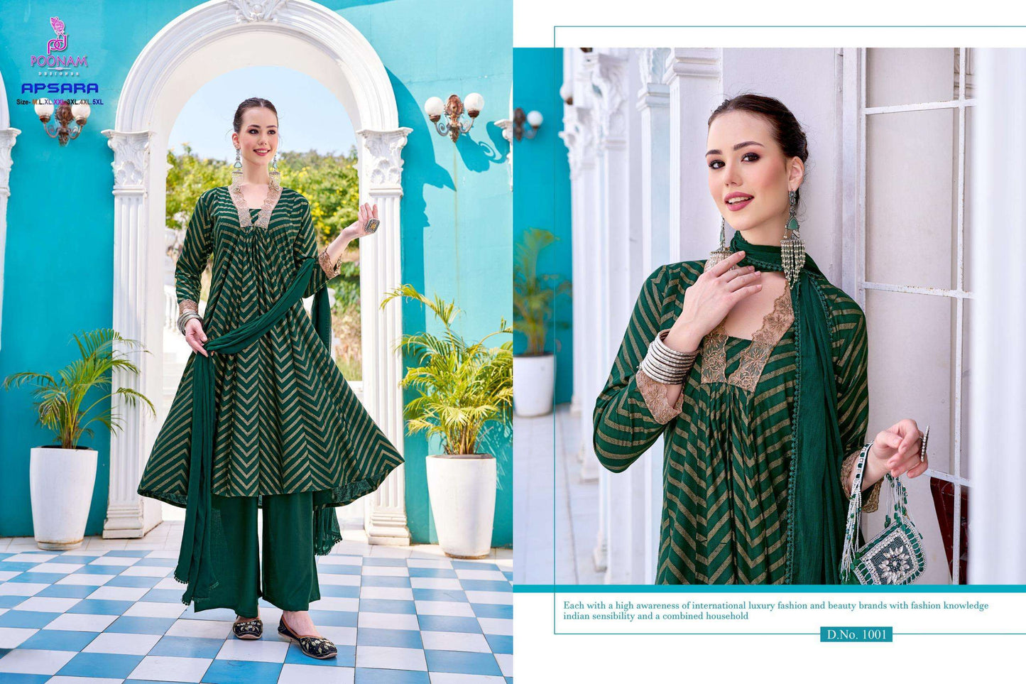Beautiful designer plazo suit