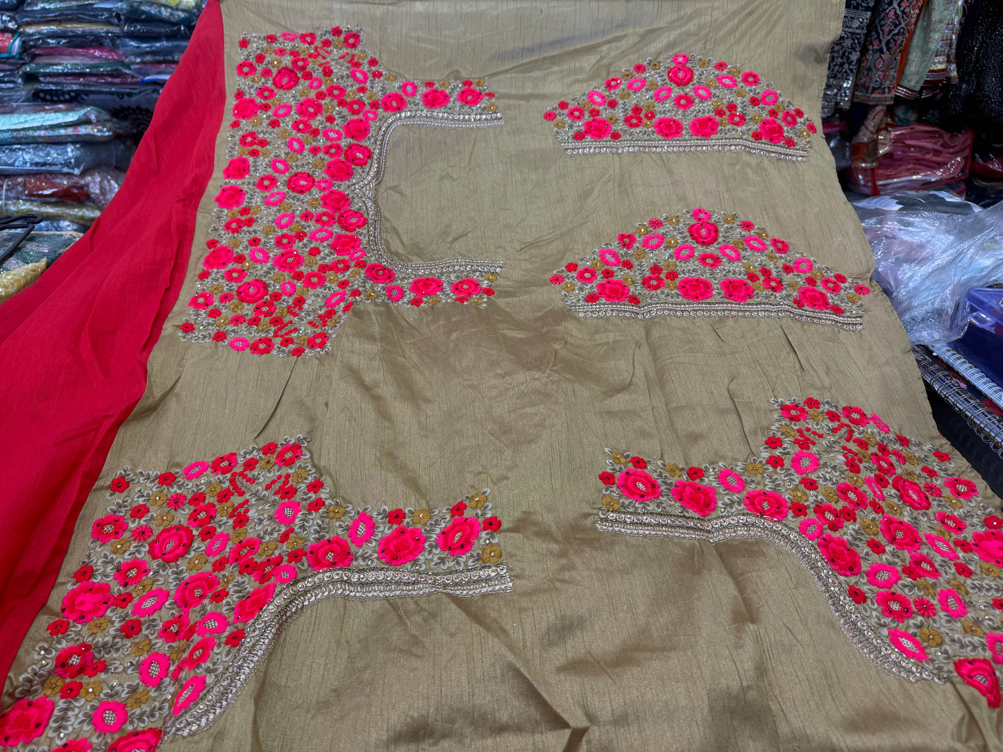 Beautiful designer silk saree