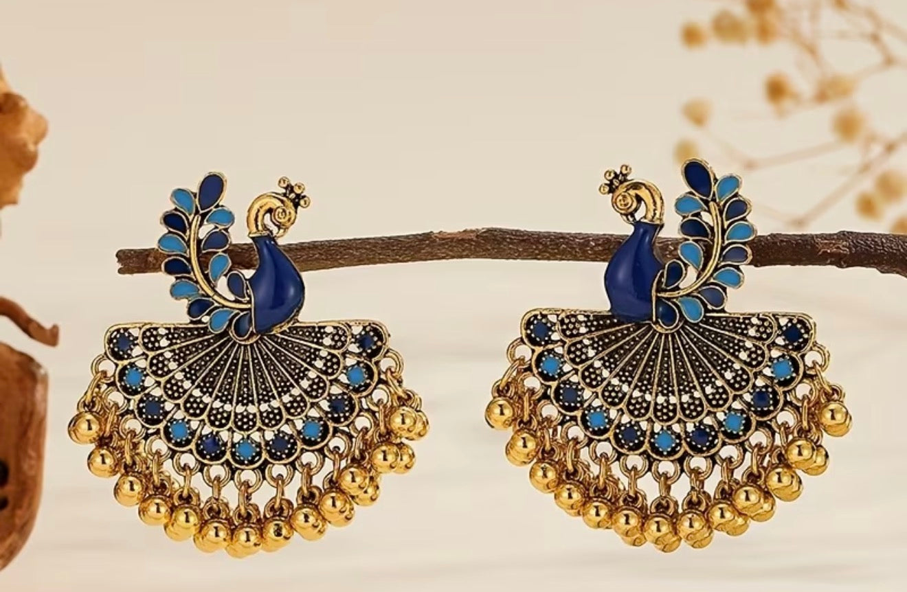 Beautiful designer oxidised earrings
