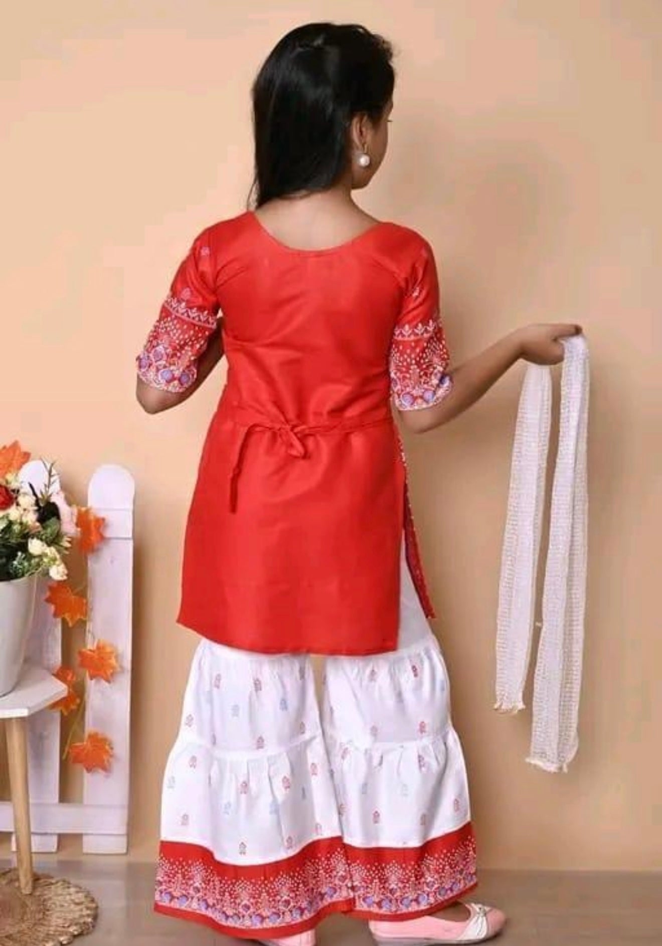 Beautiful designer 3 piece sharara suit