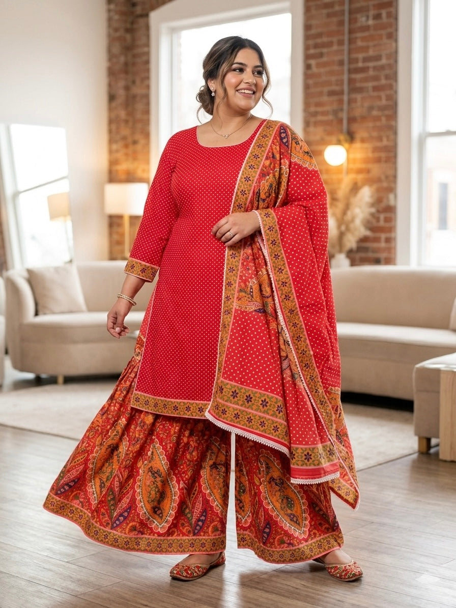 Beautiful designer sharara suit