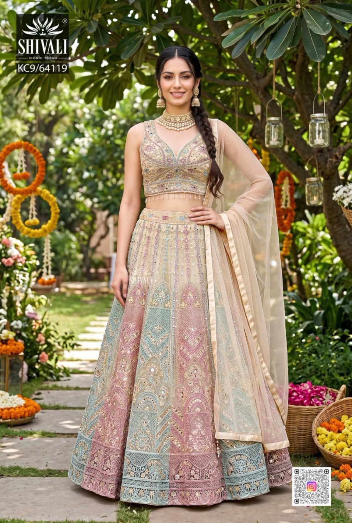 Beautiful designer Lengha CHOLI