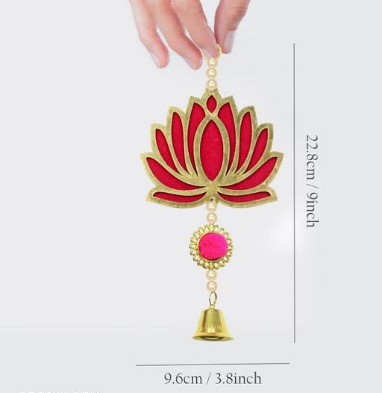 Beautiful designer set of 10 pieces lotus hangings