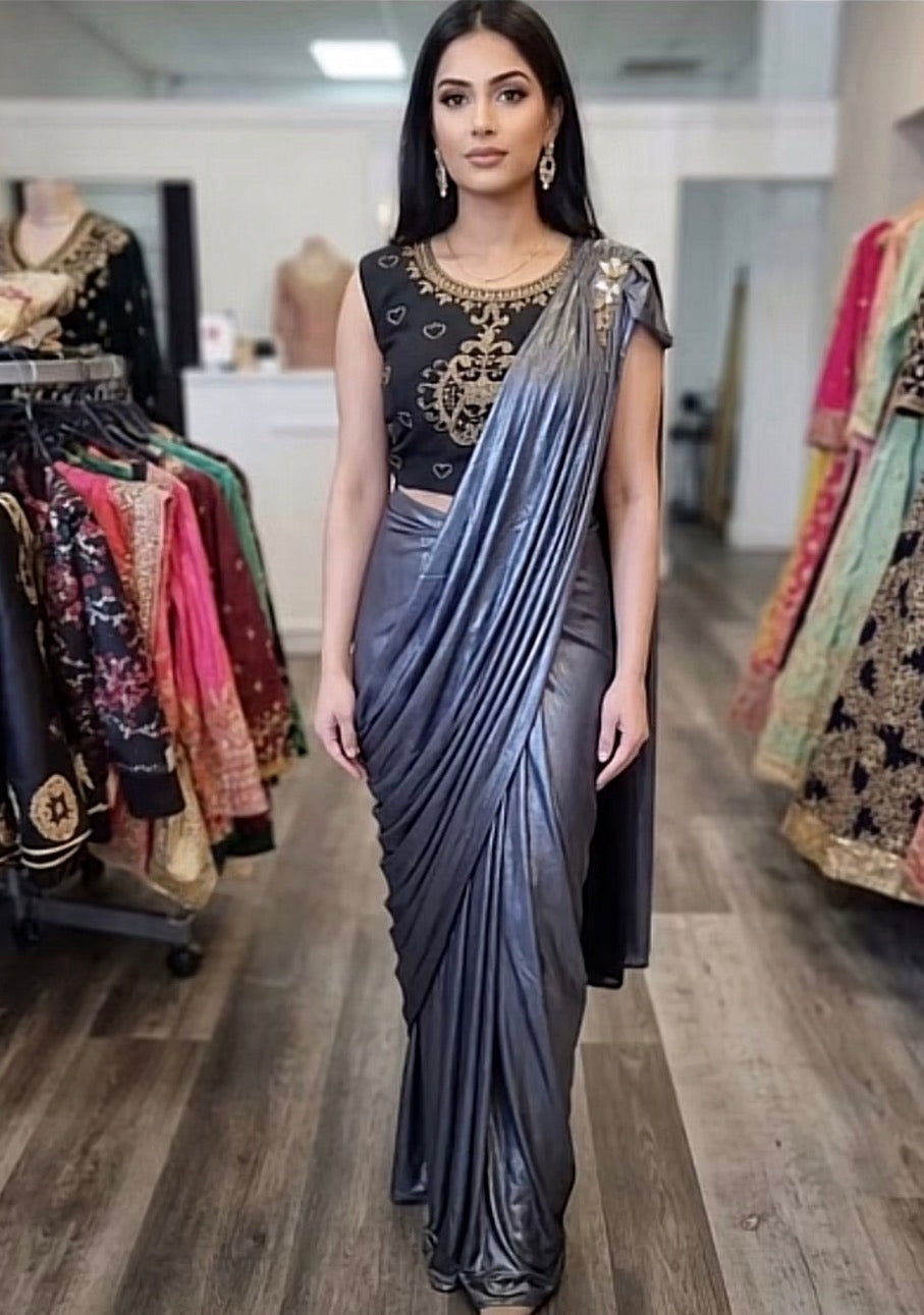 Beautiful designer readymade saree