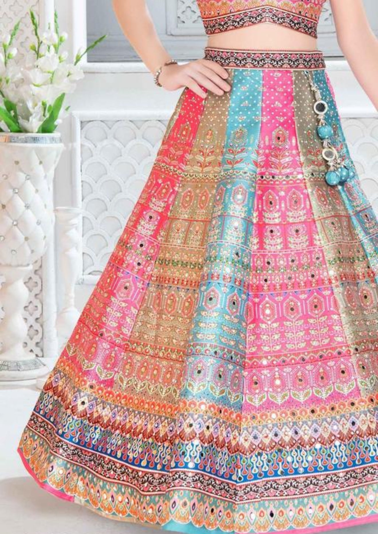 Beautiful designer lengha choli for girls