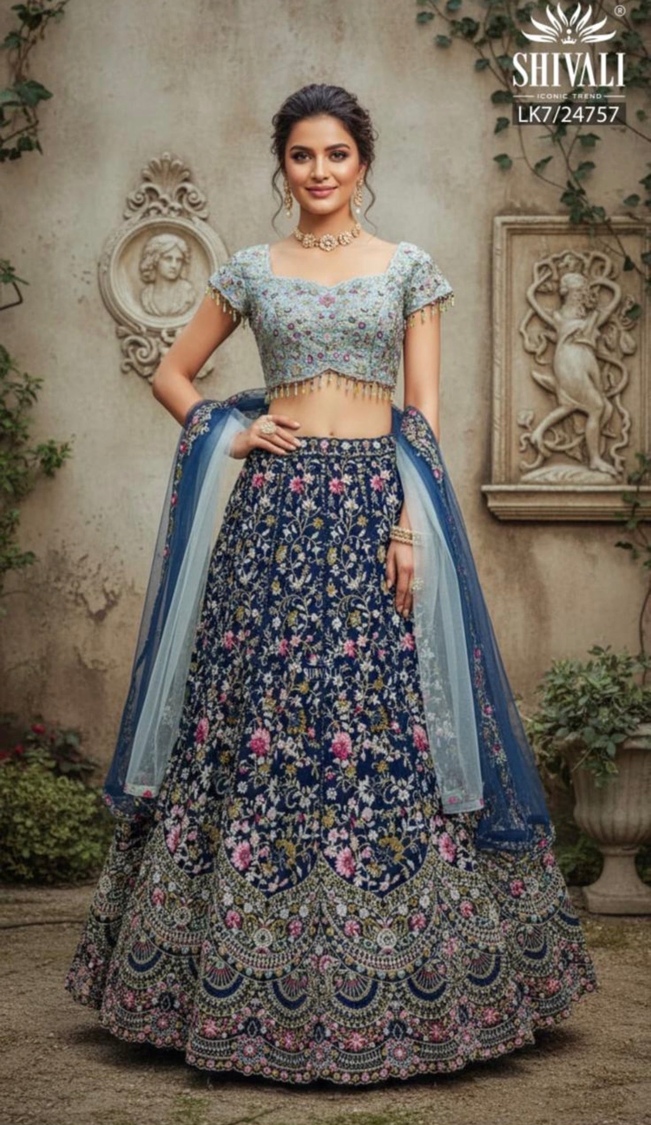Beautiful designer lengha choli suit