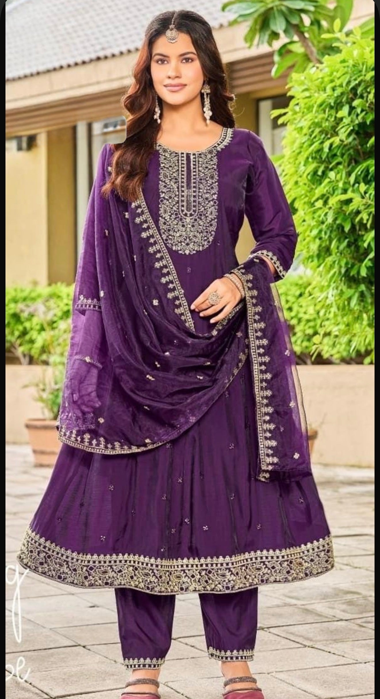 Beautiful designer anarkali suit
