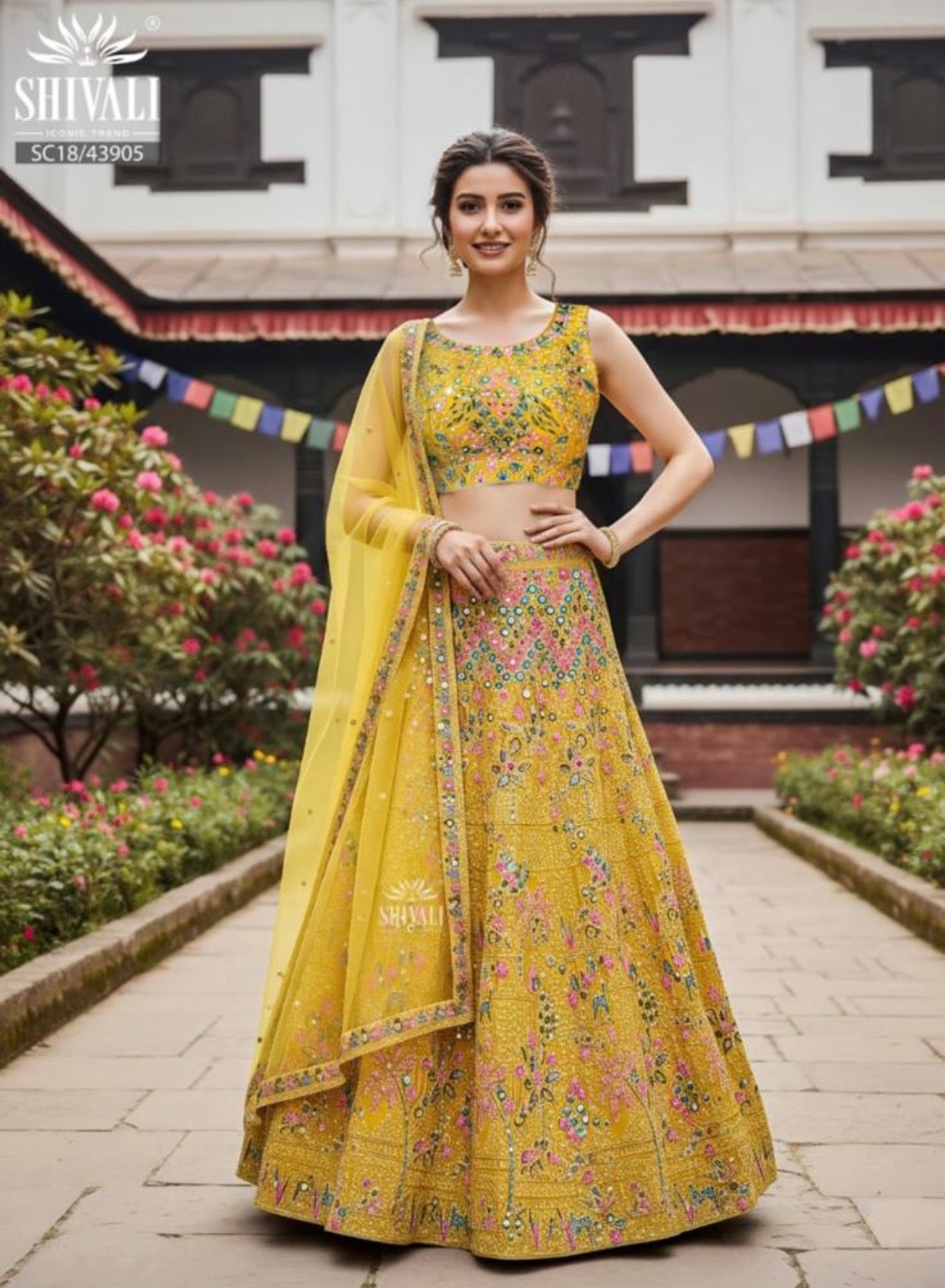Beautiful designer lengha choli suit
