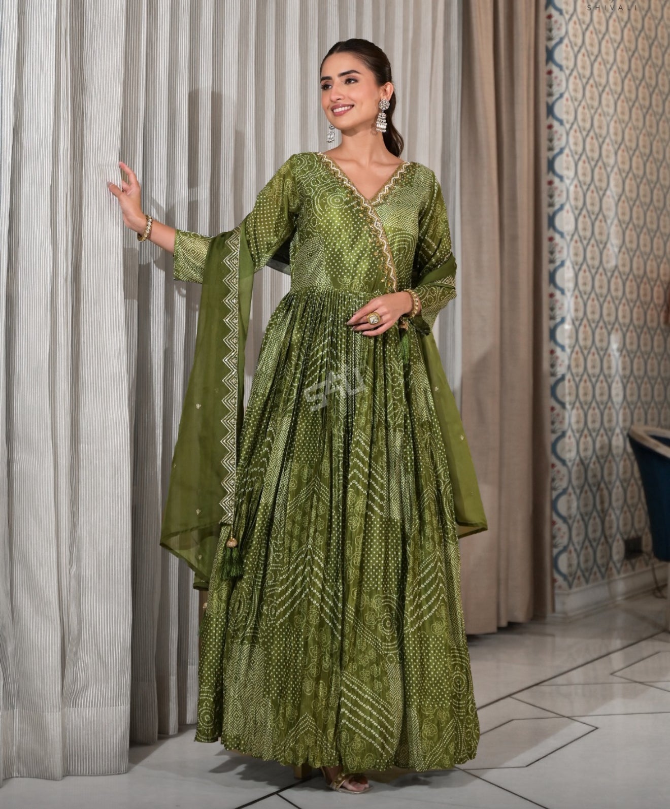 Beautiful designer anarkali style gown