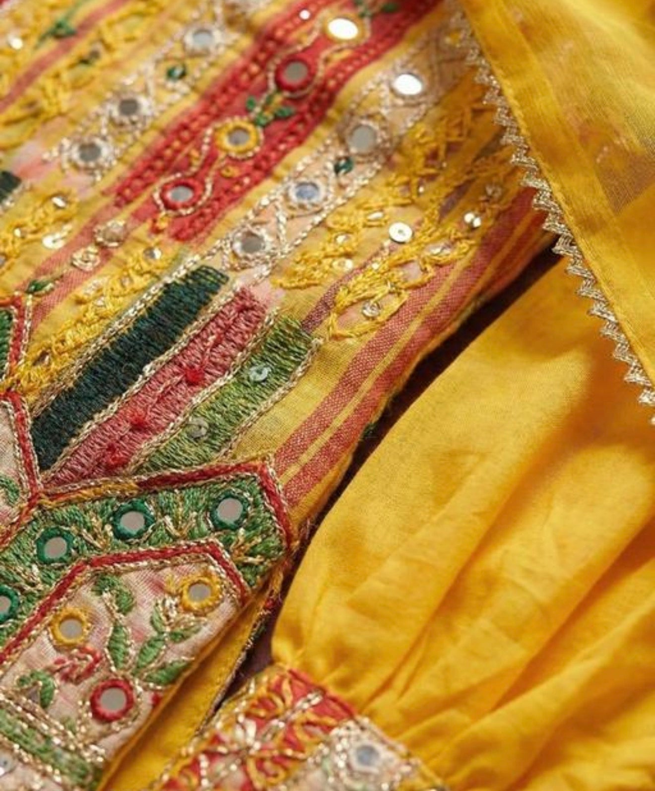 Beautiful designer Afghani suit for girls