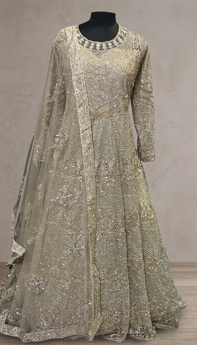 Beautiful designer gown style anarkali