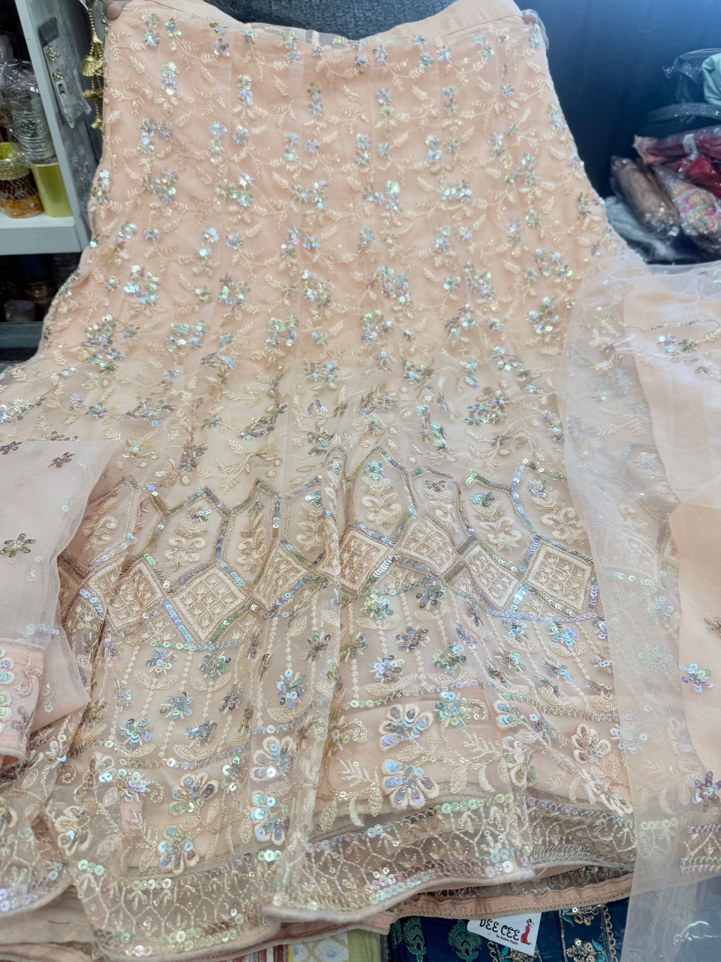 Beautiful designer semi stitch lengha choli