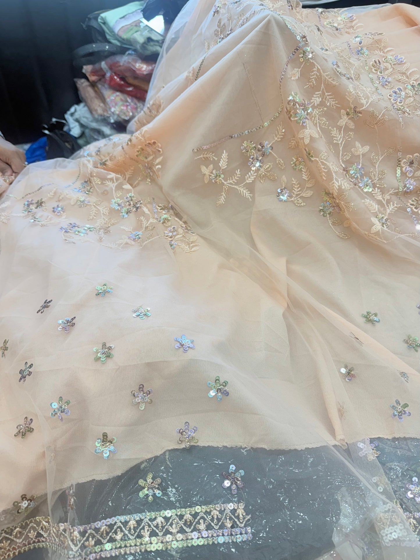 Beautiful designer semi stitch lengha choli