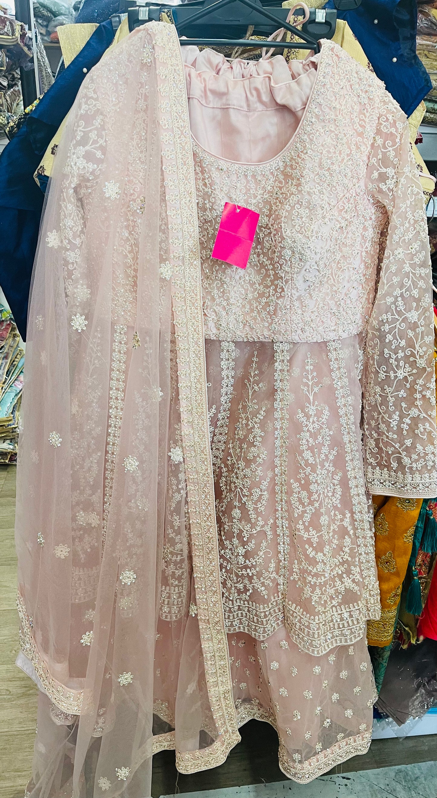 Beautiful designer long top lengha choli