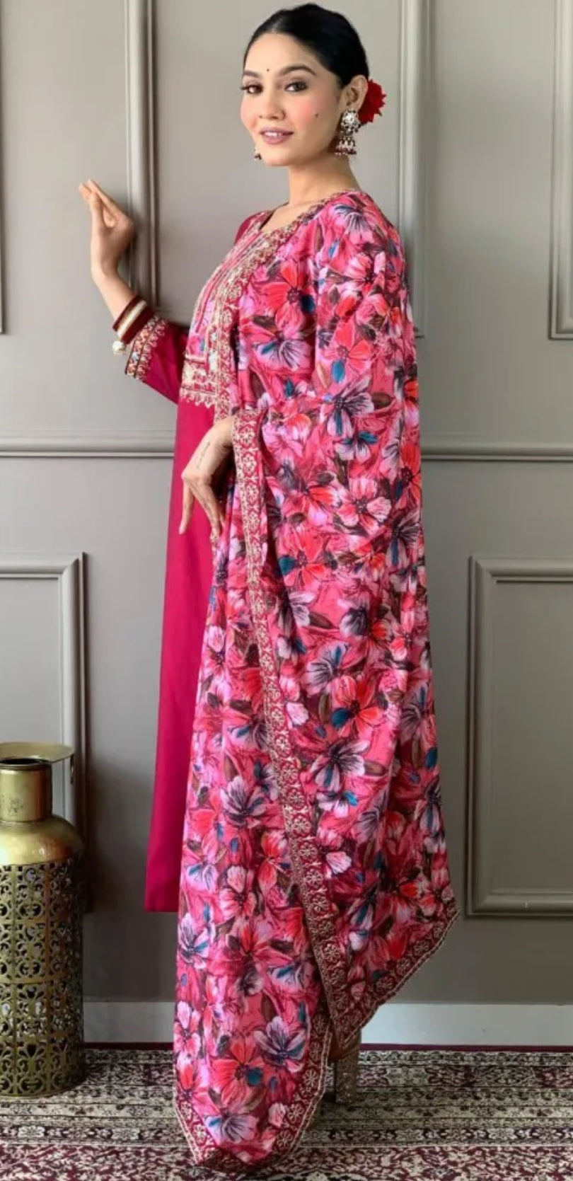 Beautiful designer Pakistani style suit