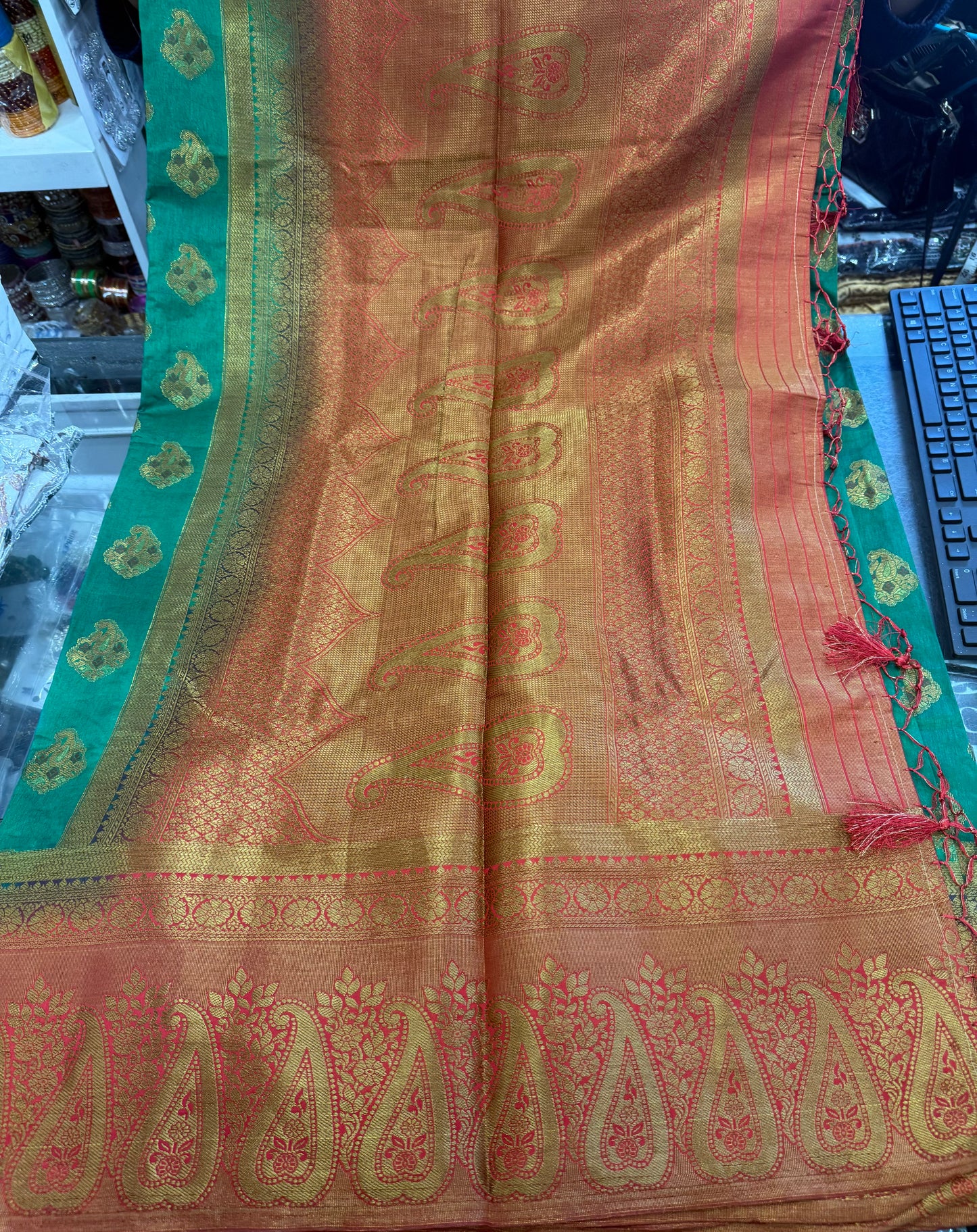 Beautiful designer silk saree