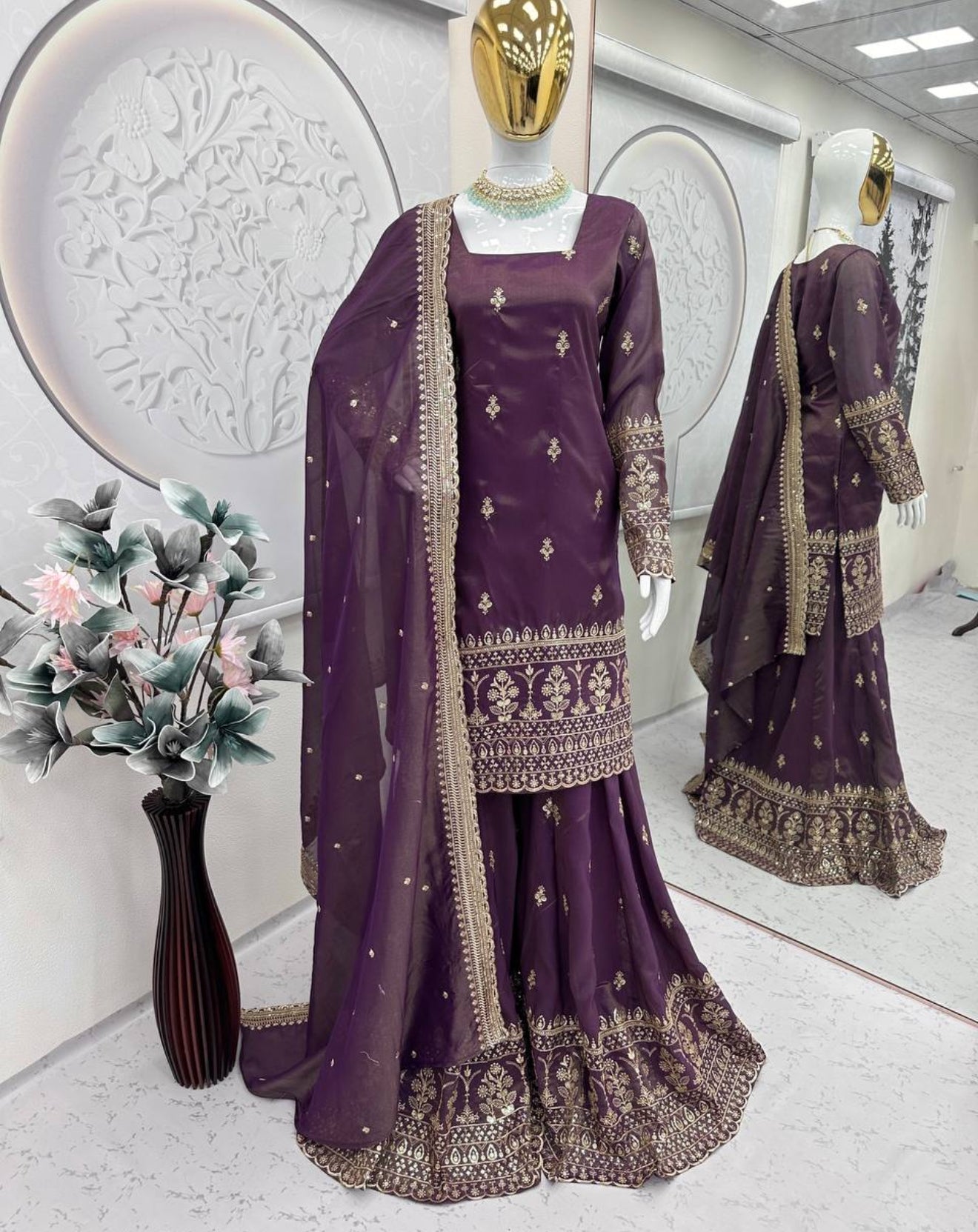 Beautiful designer Readymade Indian Party Wear Suit
