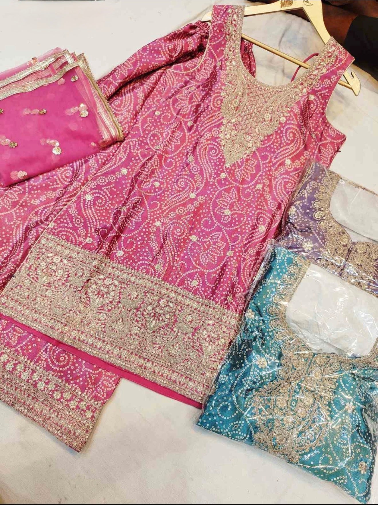 Beautiful designer plazo suit