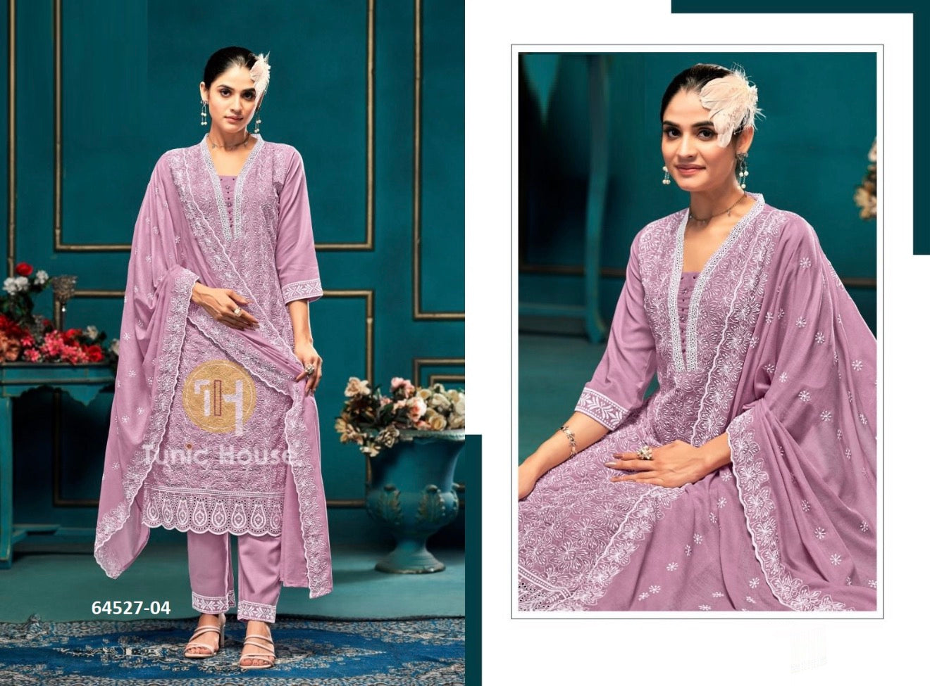 Beautiful designer Pakistani style suit