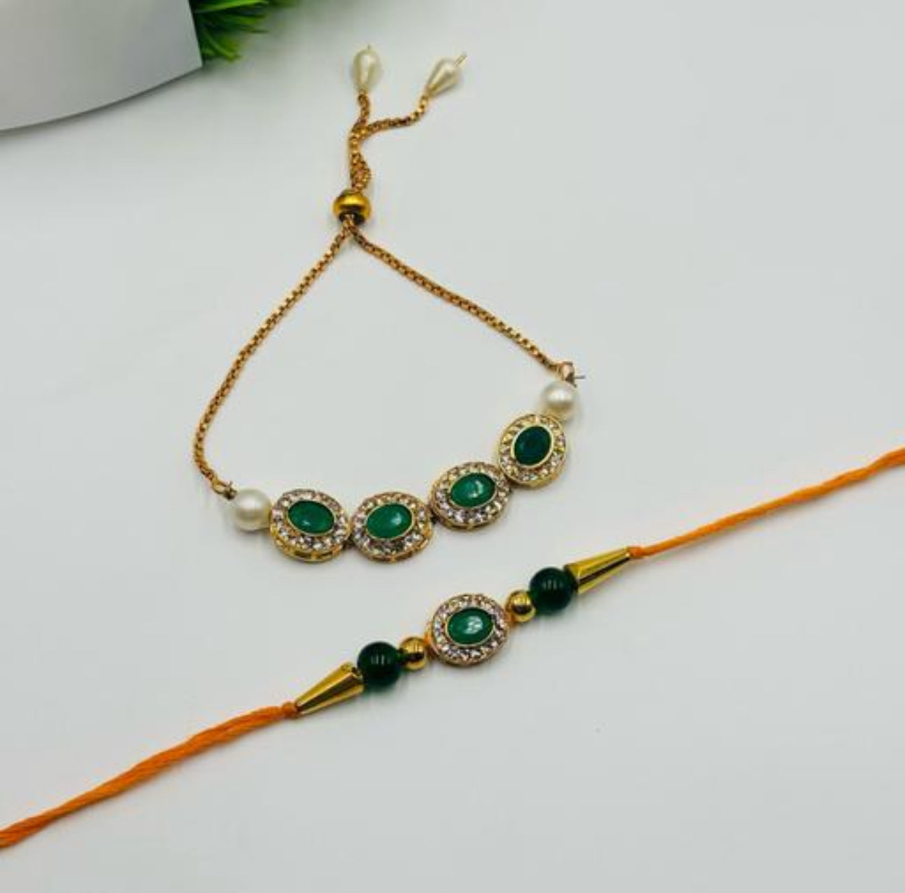 Beautiful designer Bhaiya Bhabhi Rakhi