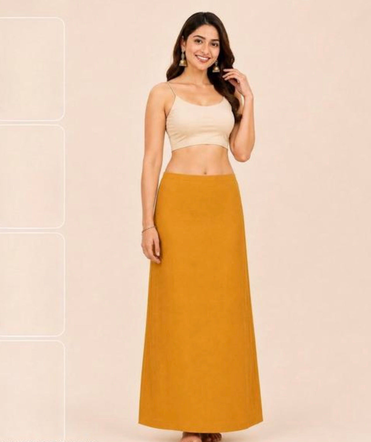 Plus size cotton petticoat