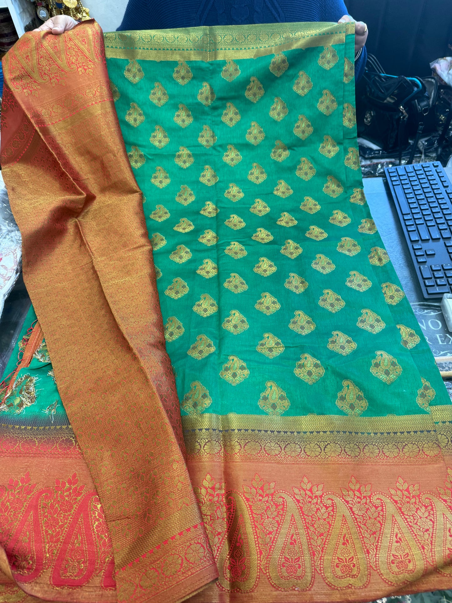 Beautiful designer silk saree