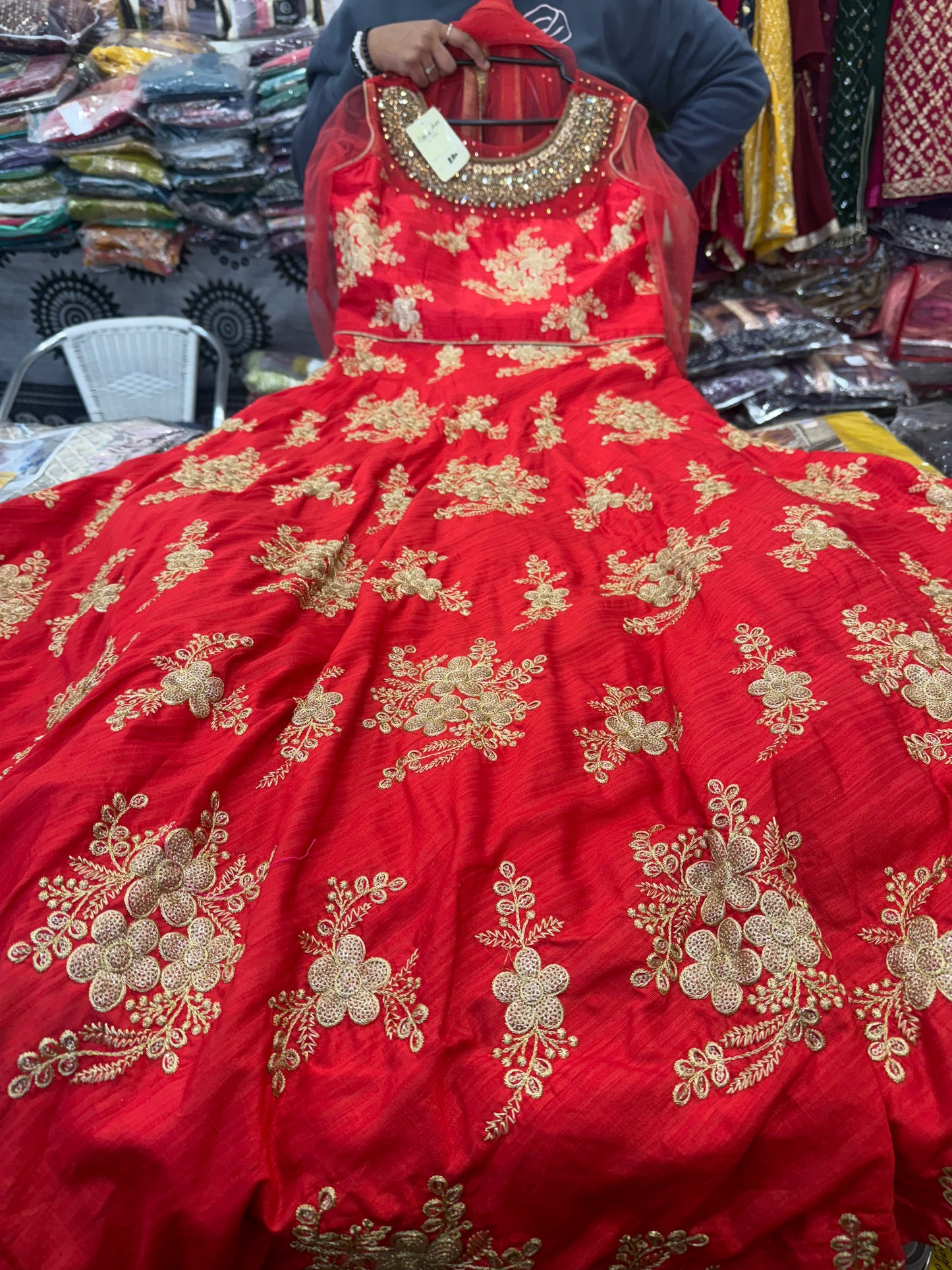 Beautiful designer anarkali suit