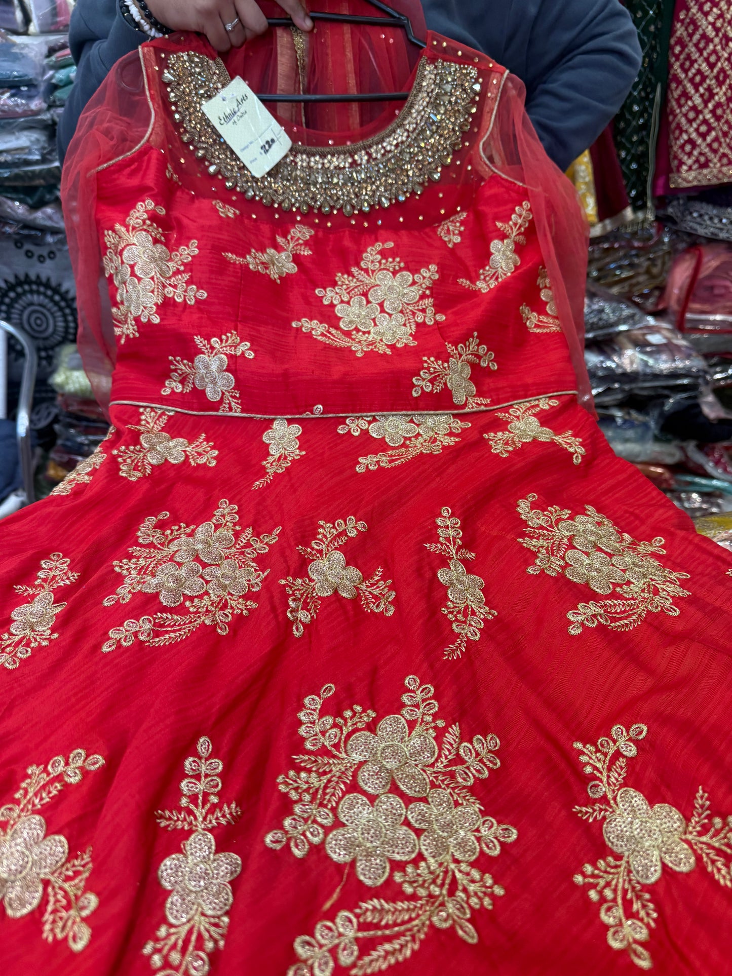 Beautiful designer anarkali suit