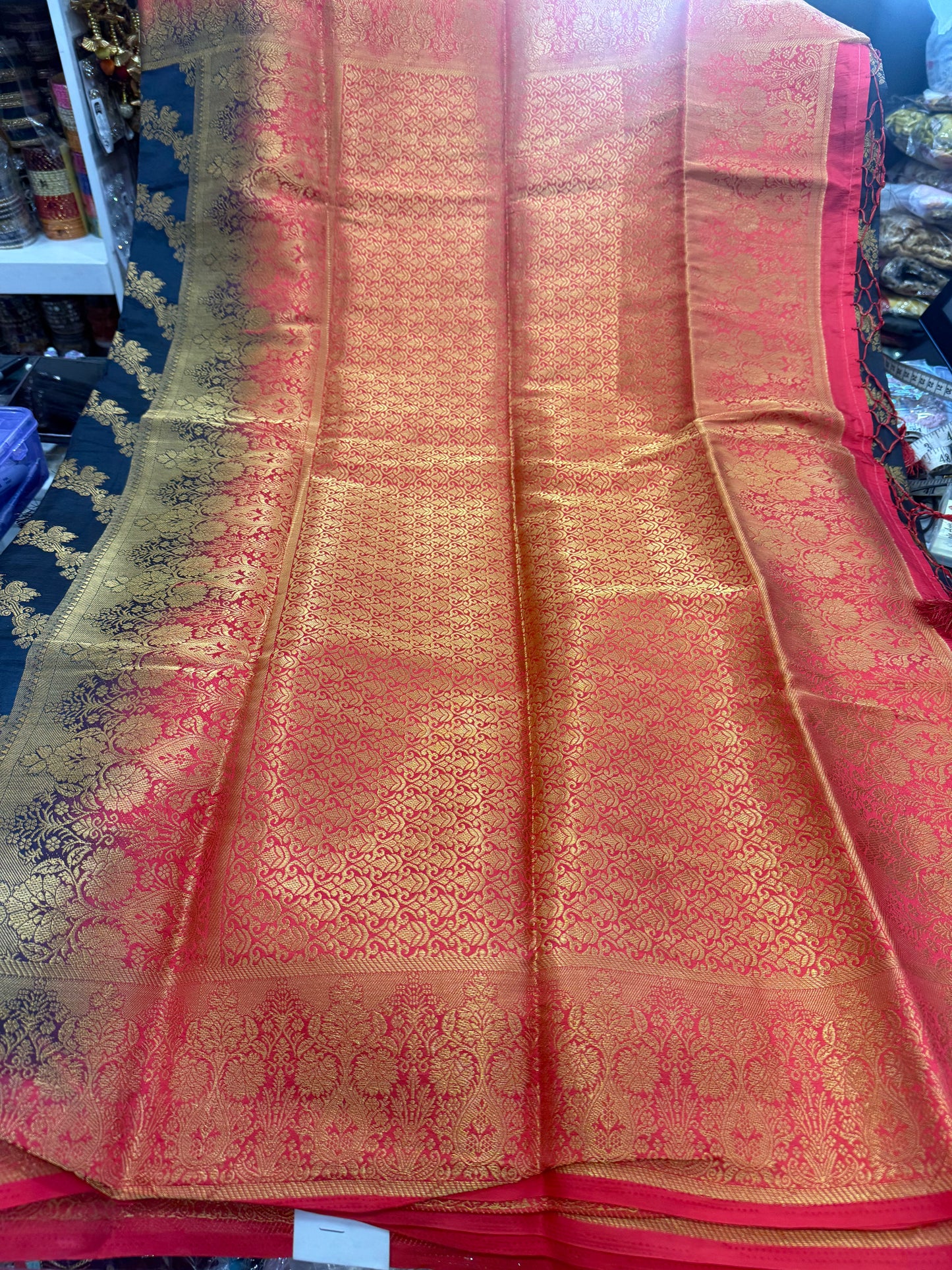 Beautiful designer silk saree