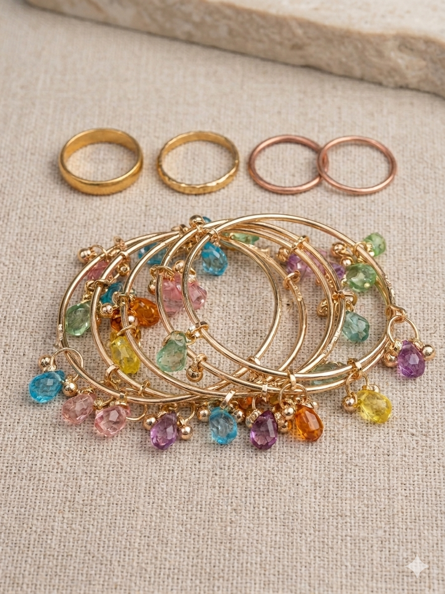 Beautiful designer multicolour Kashmiri bangles