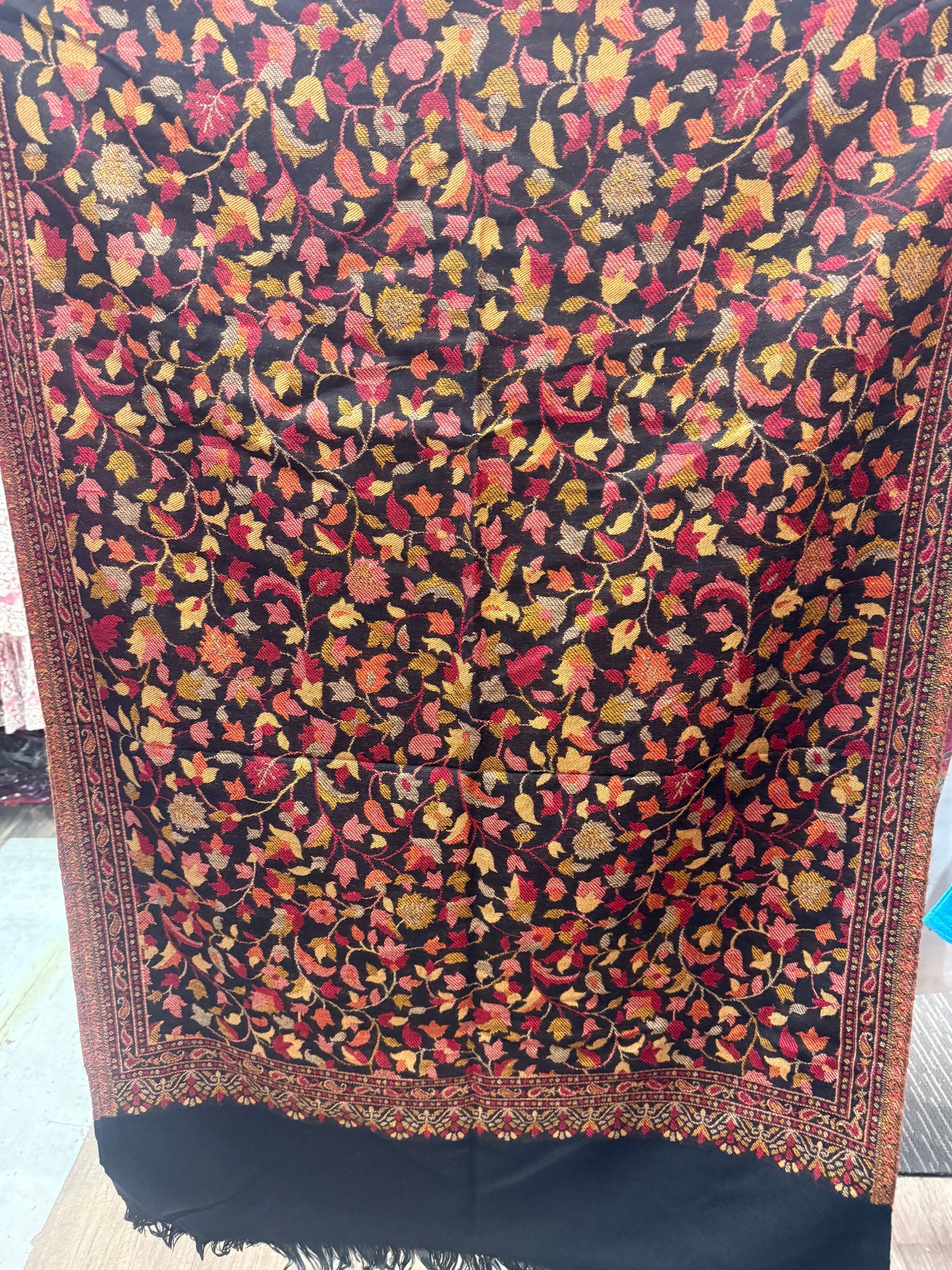 Beautiful designer woolen shawl